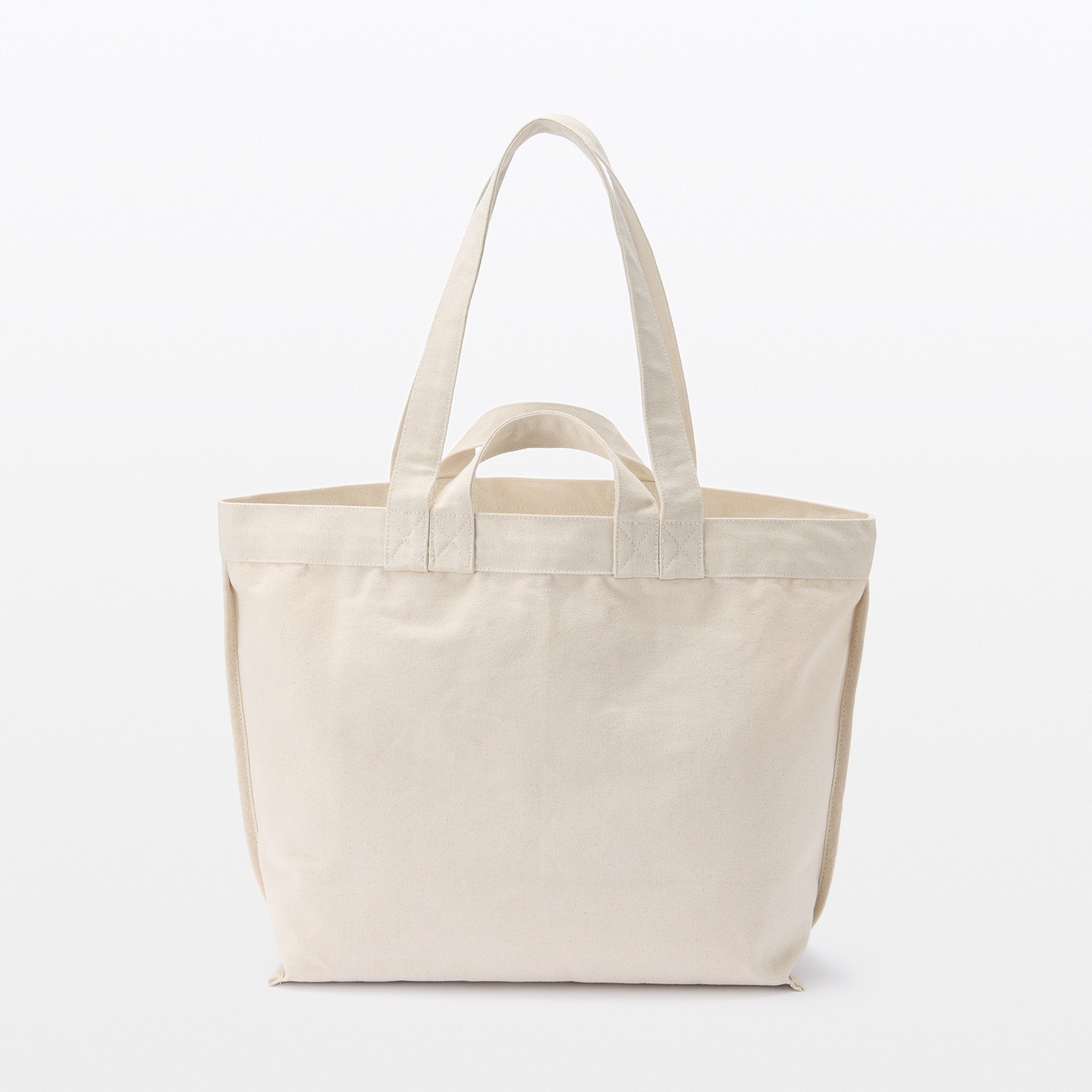 MUJI | Canvas double handle tote bag