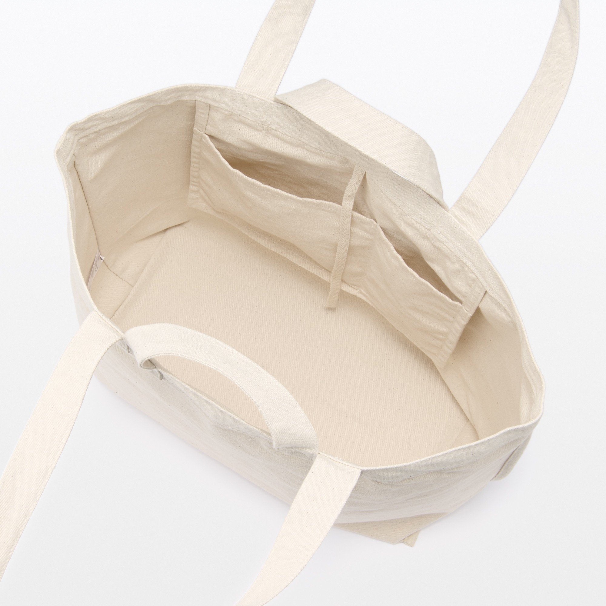 MUJI | Canvas double handle tote bag