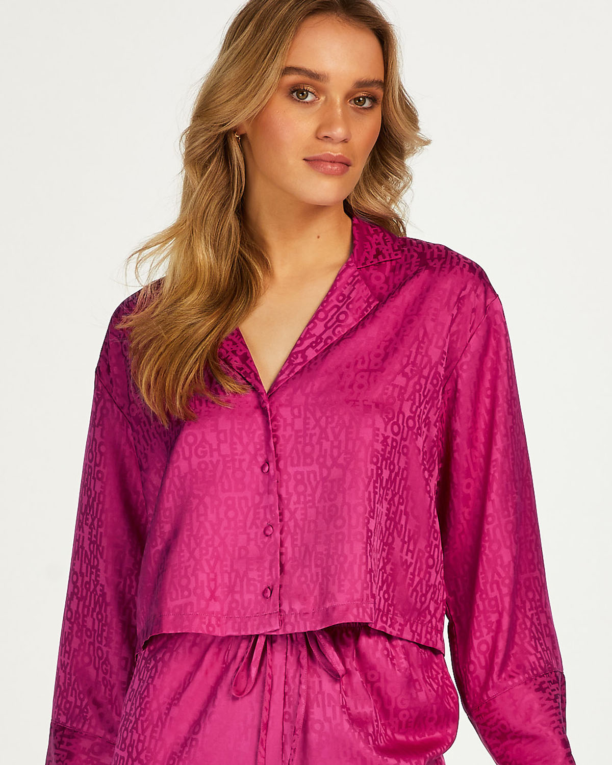 Satin Long Sleeved Jacket