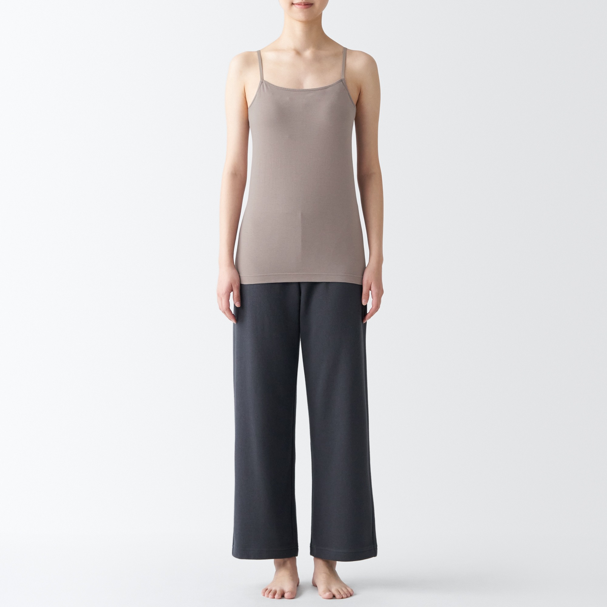MUJI | Silk blend bra camisole