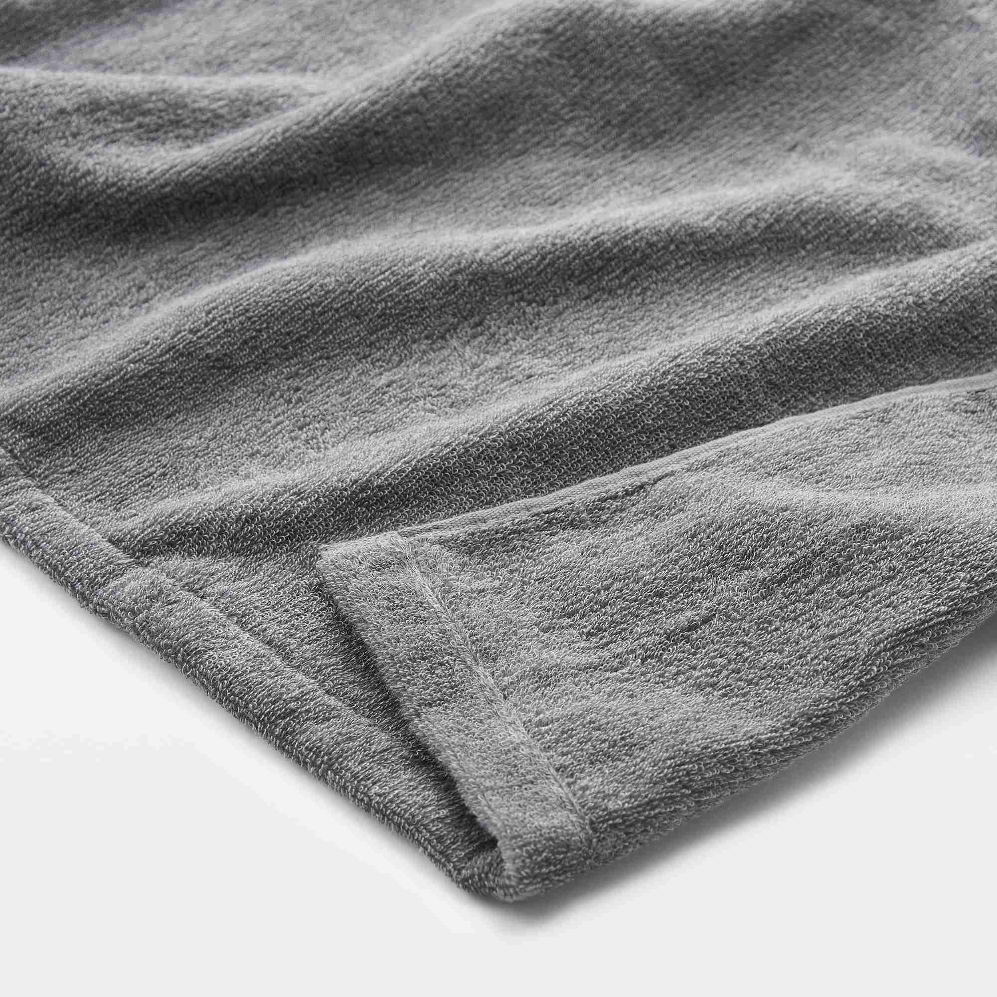 ORGANIC COTTON JERSEY DUVET COVER K LIGHT GREY BORDER