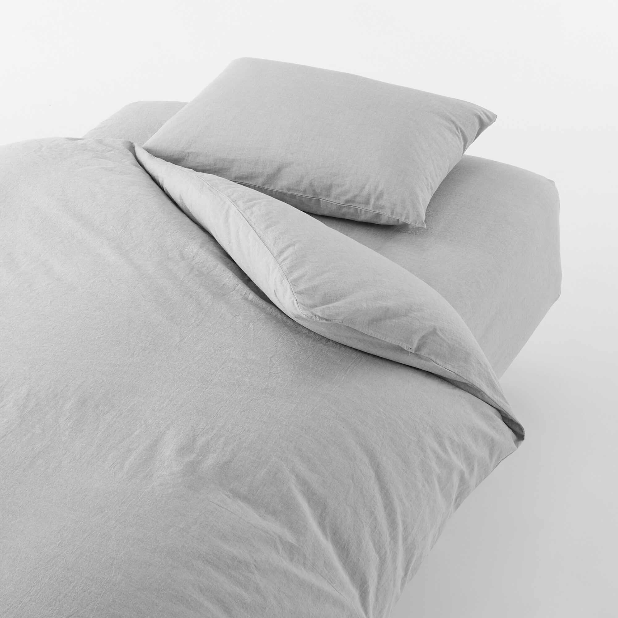 WASHED COTTON DUVET COVER K