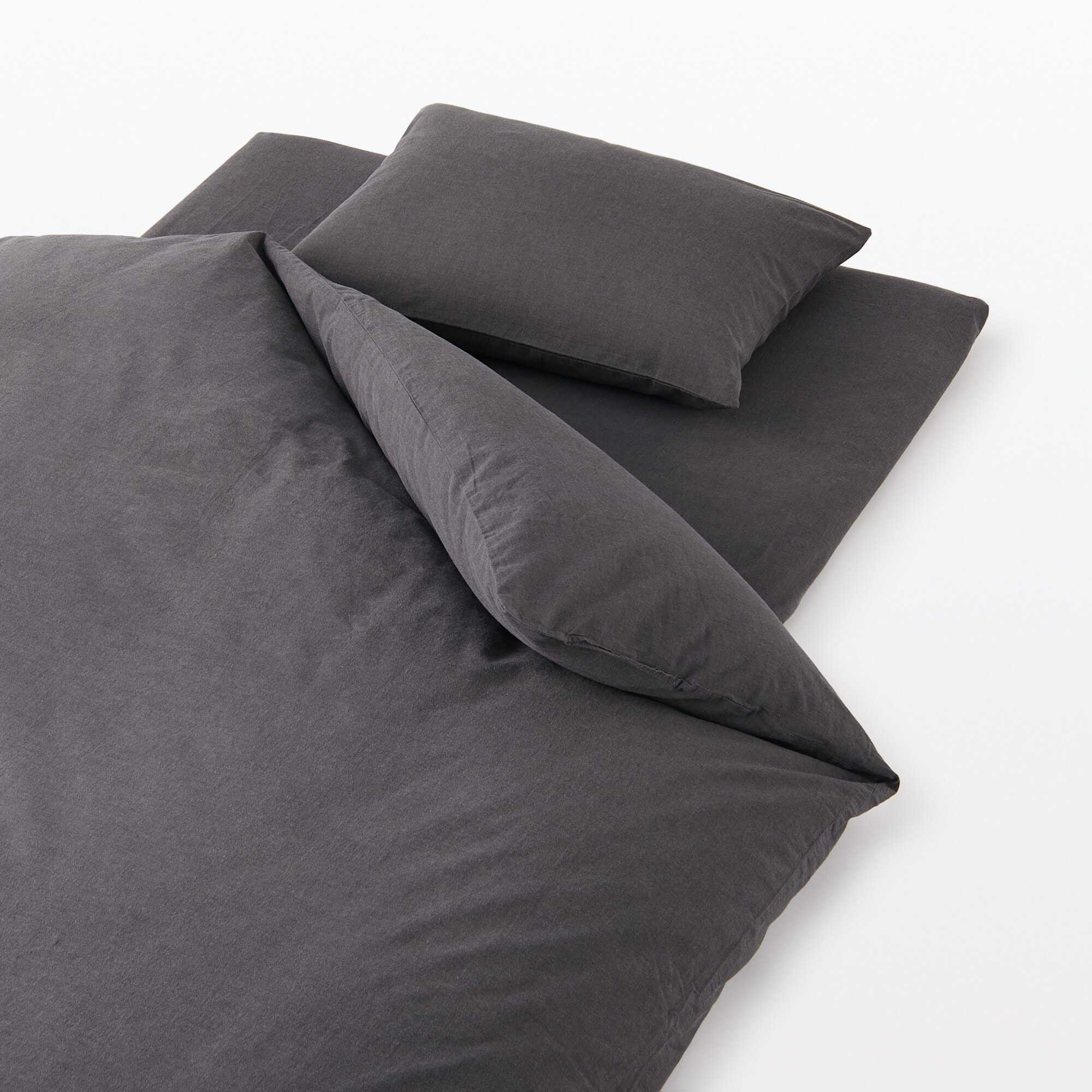 MUJI | WASHED COTTON FLAT SHEET Q