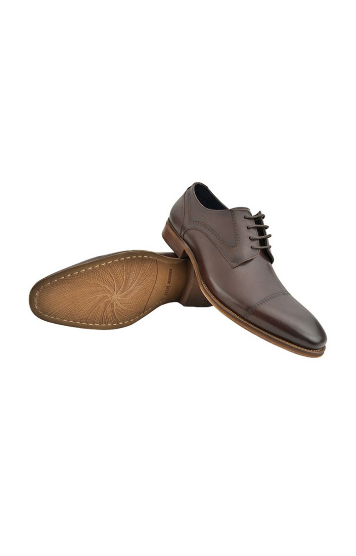 Lindo Brown Tie-Ups & Dress Loafers