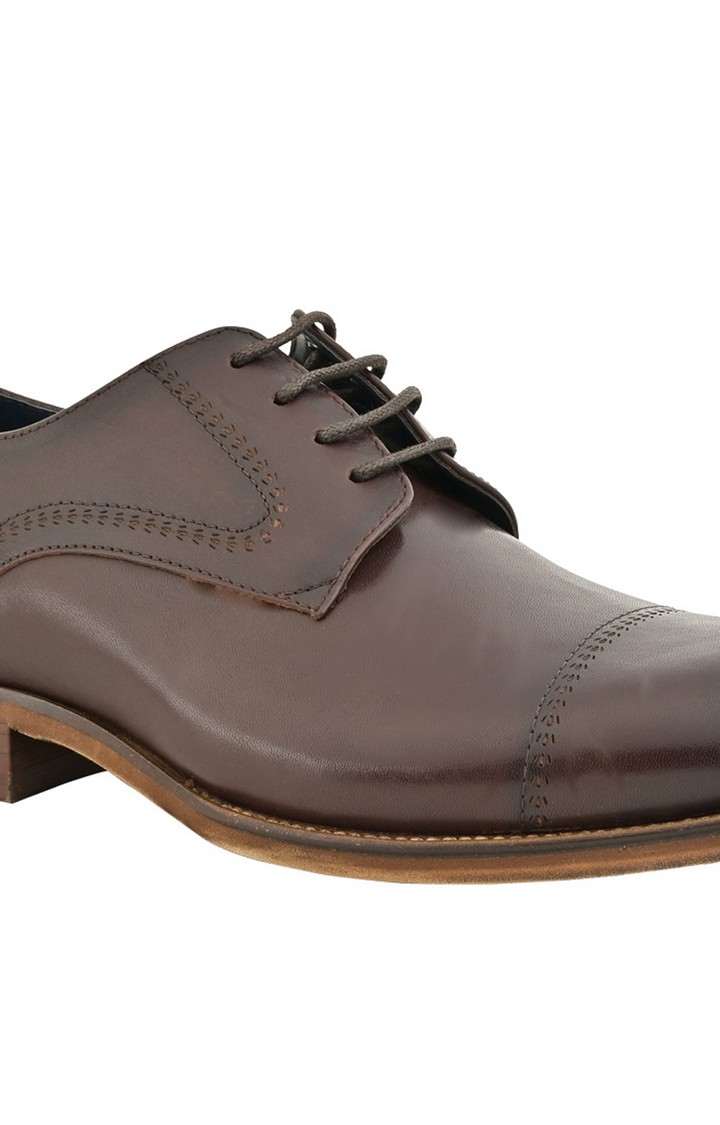 Lindo Brown Tie-Ups & Dress Loafers