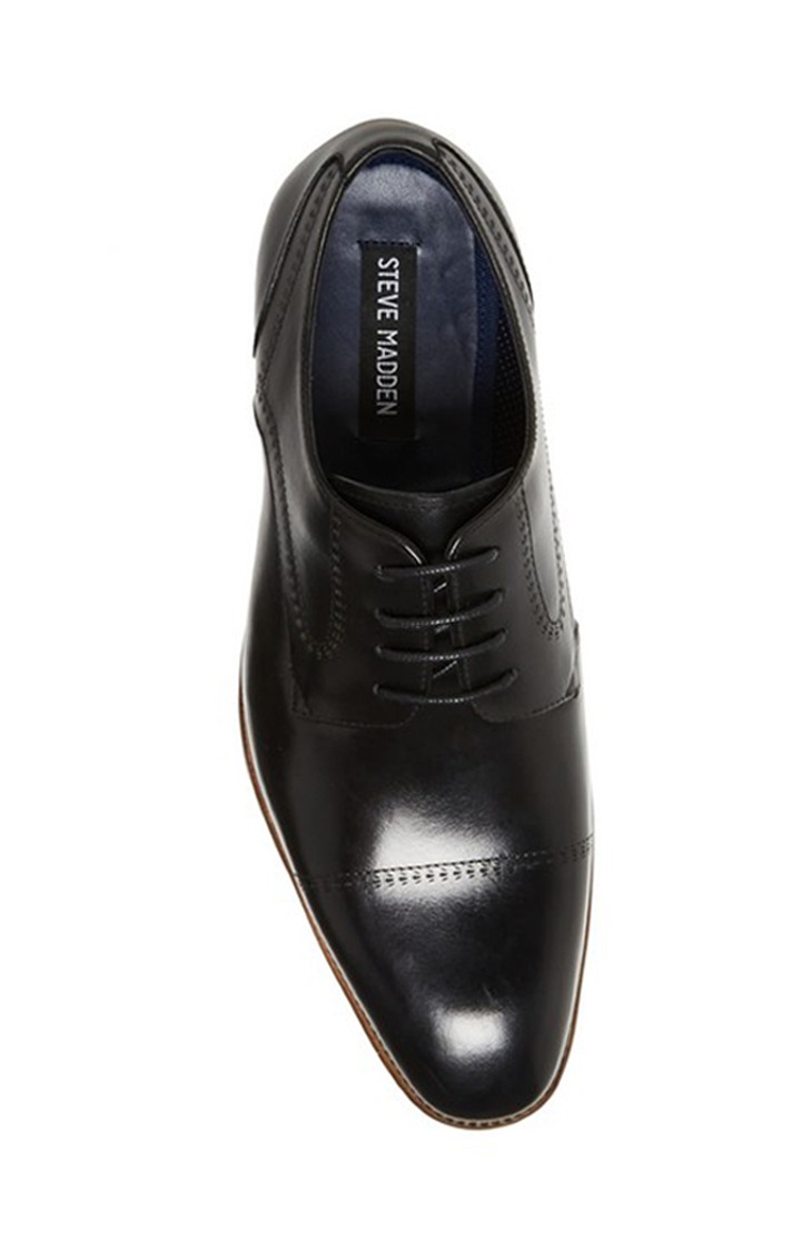 Lindo Black Tie-Ups & Dress Loafers