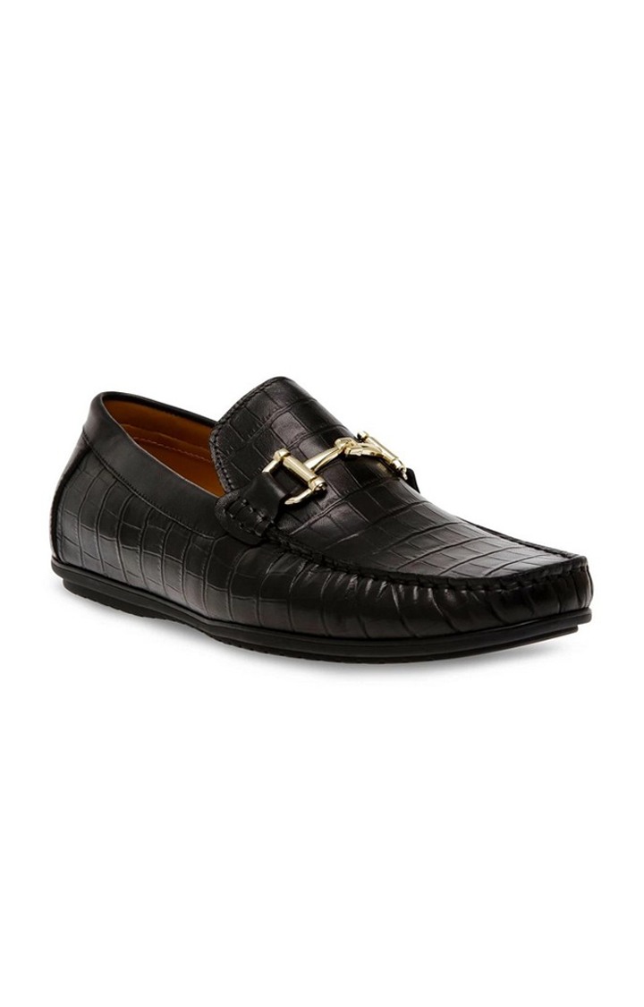 Derik Black Driver Loafers