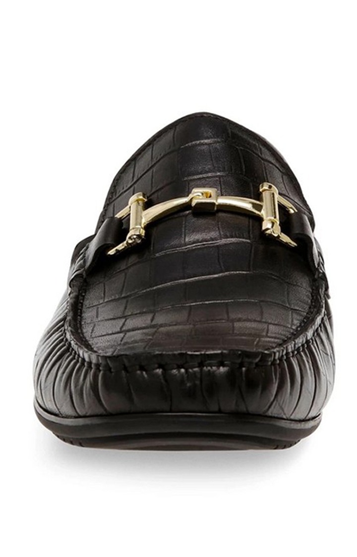 Derik Black Driver Loafers