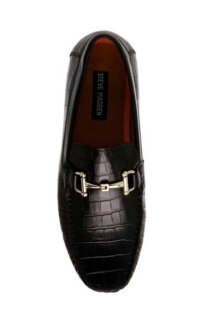 Derik Black Driver Loafers
