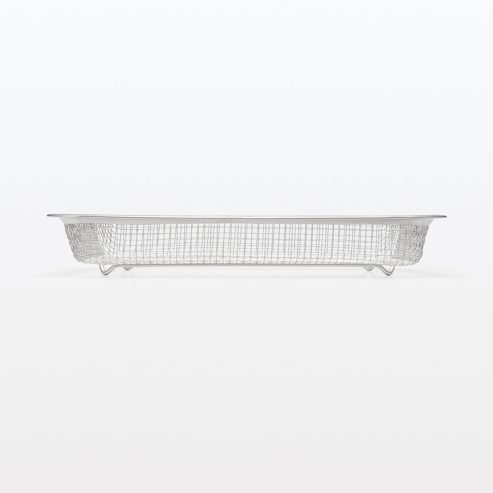 Stainless steel mesh tray L