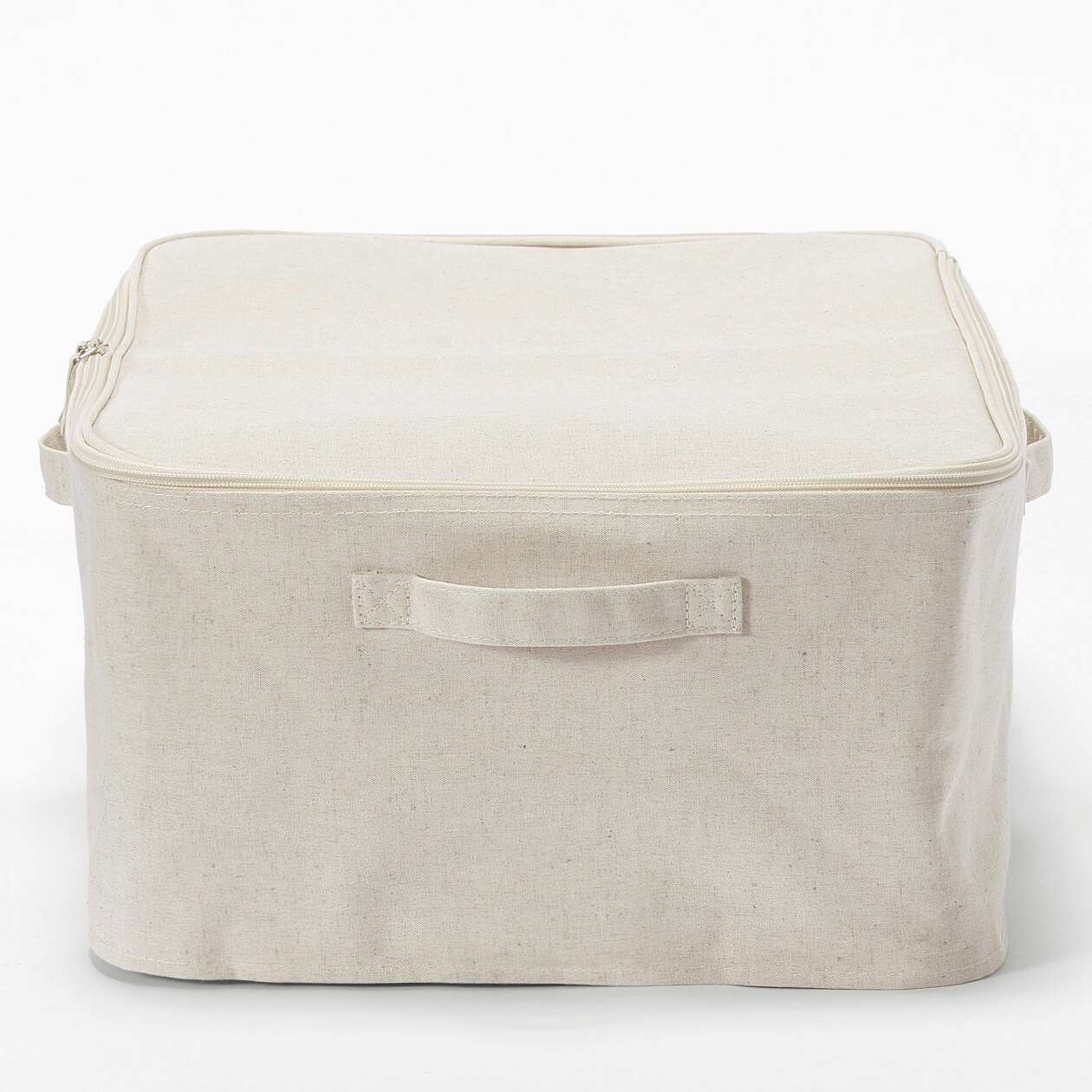 Polyester linen soft box Clothes case L