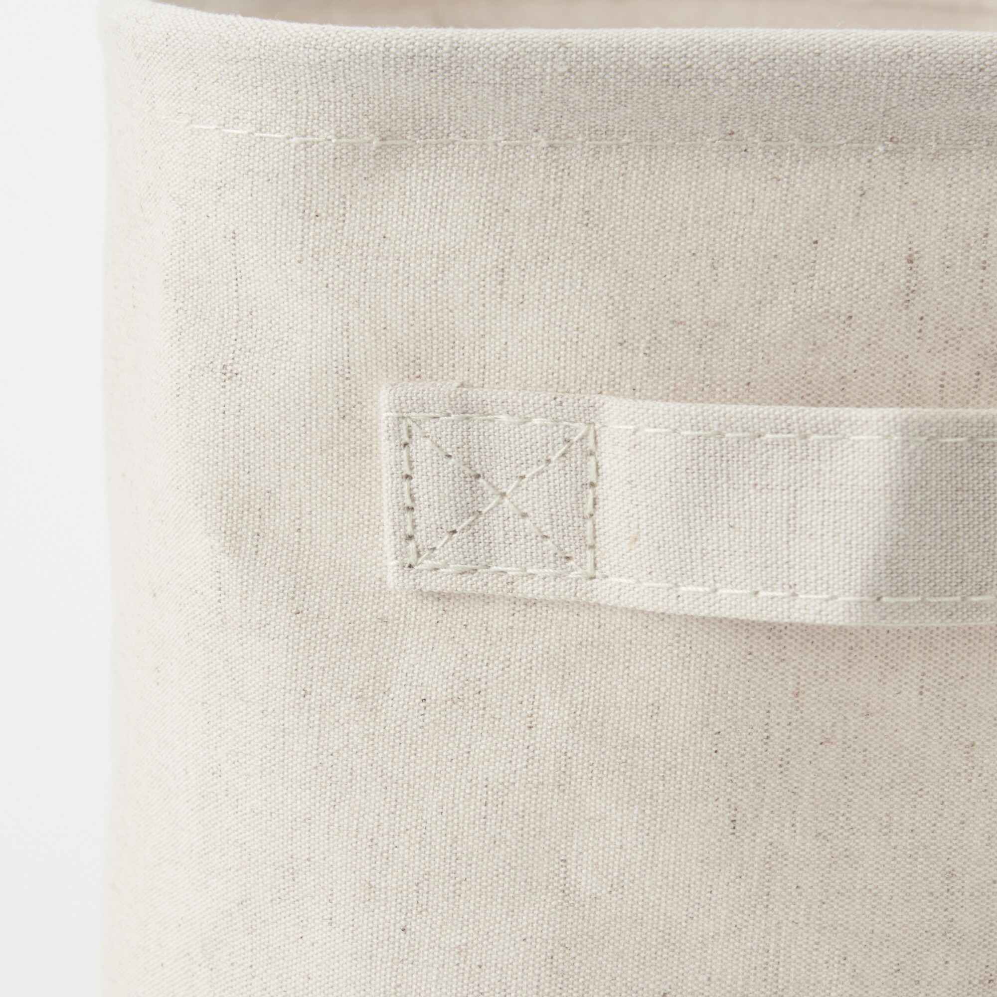 MUJI | Polyester linen soft box Rectangle M Half