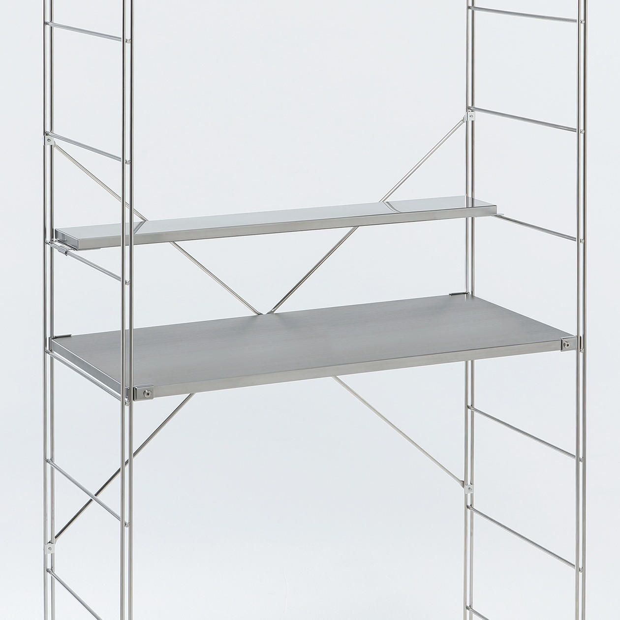 MUJI | STAINLESS UNIT SHELF / ADDITIONAL SHELF / NARROW TYPE / SL