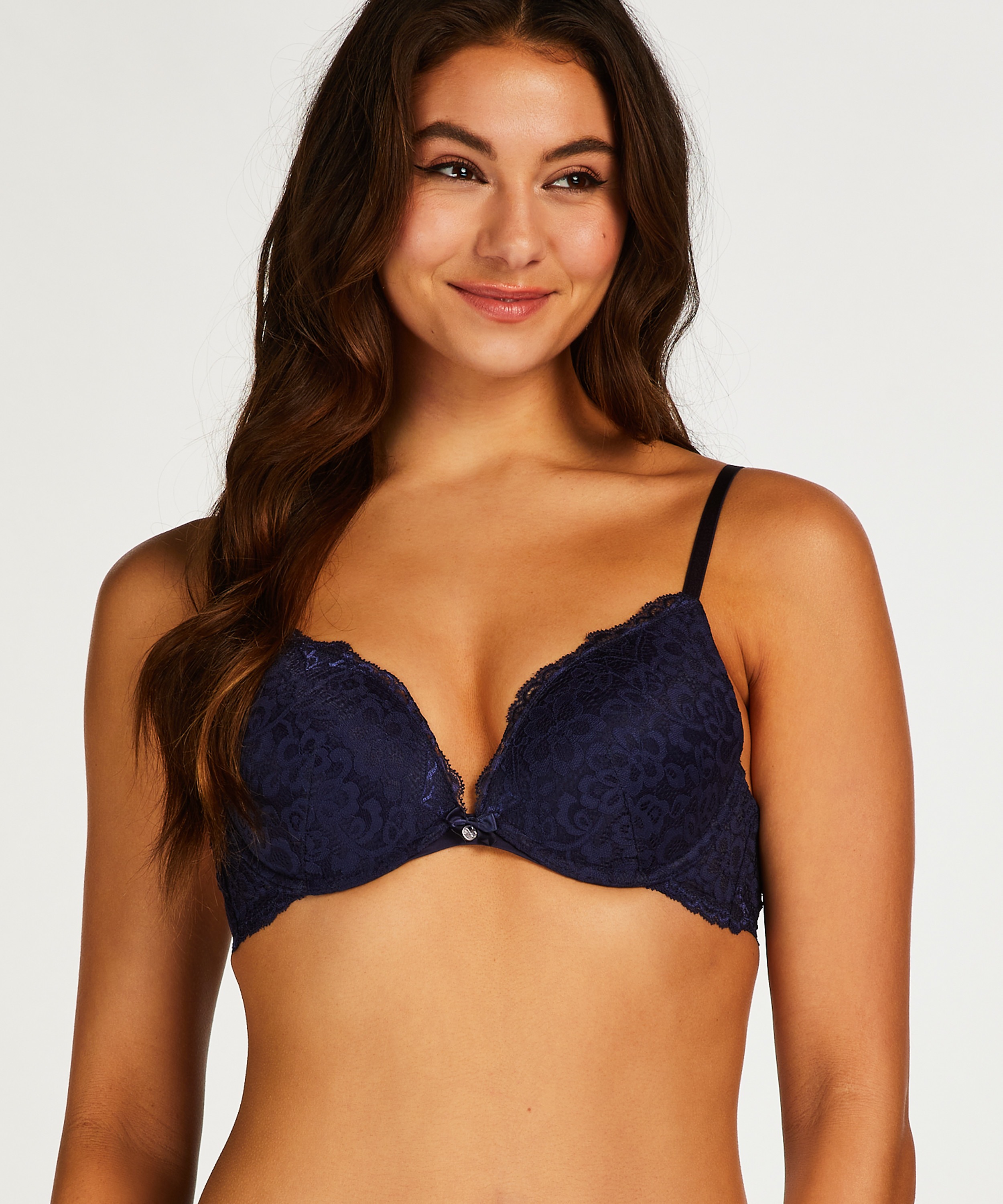 Marine Padded Push Up Underwired Bra