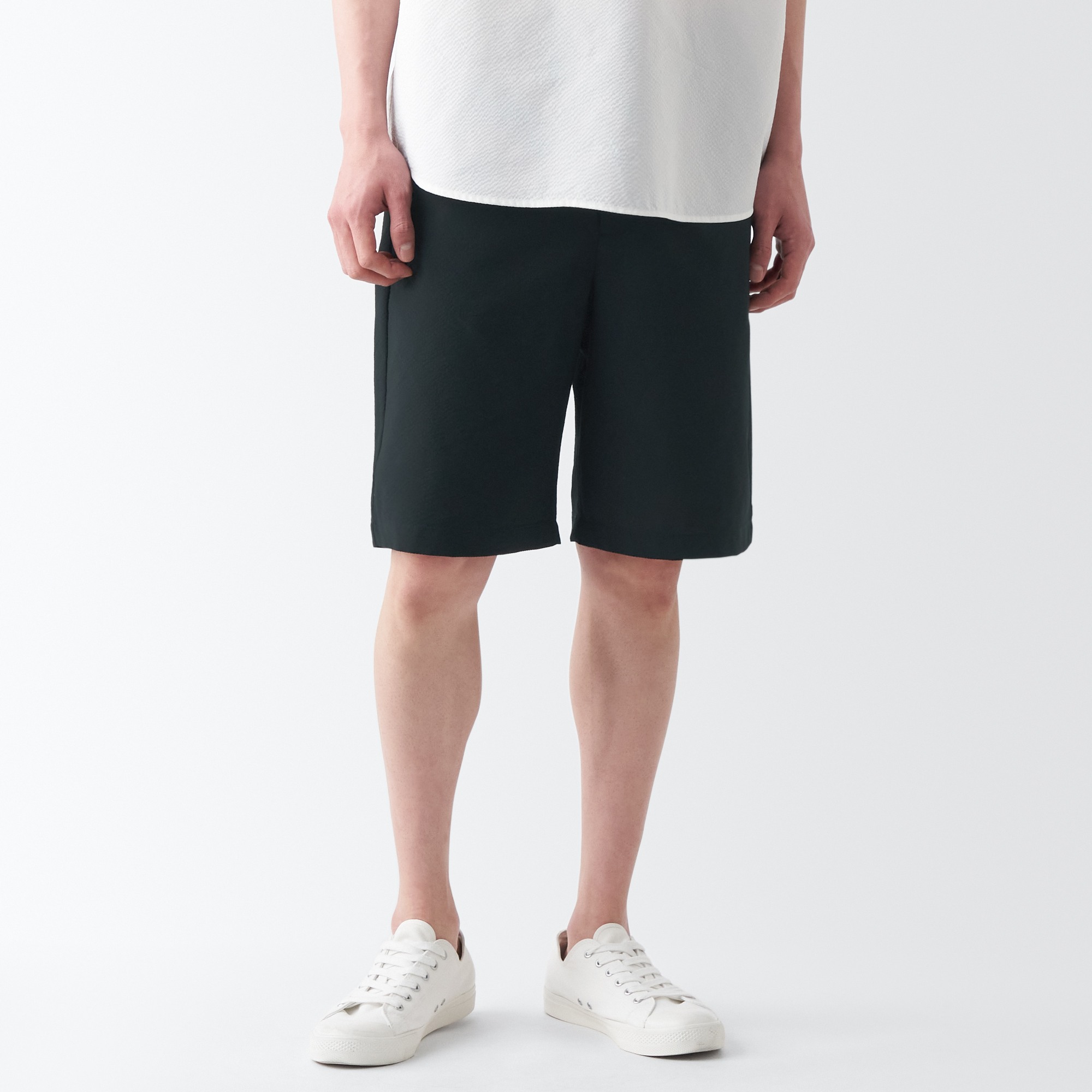 Seersucker no tuck pants