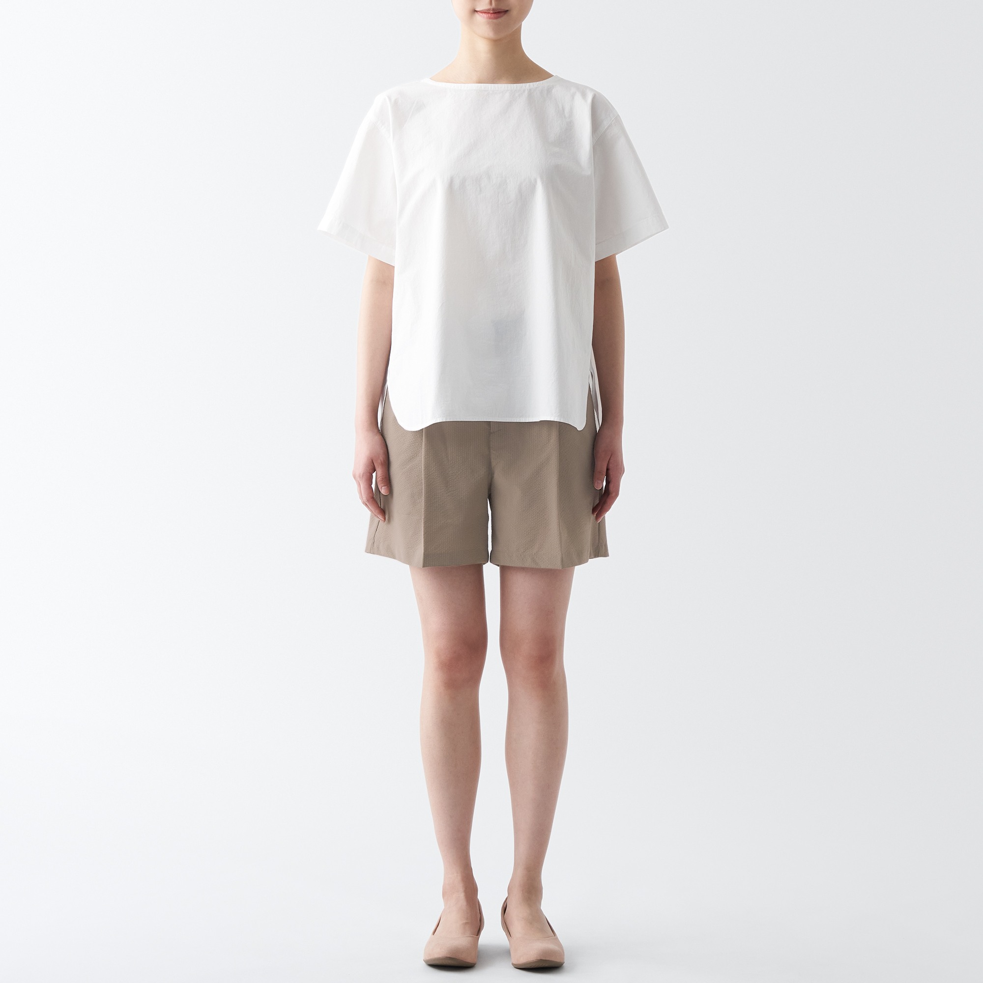 MUJI | Breathable seersucker woven