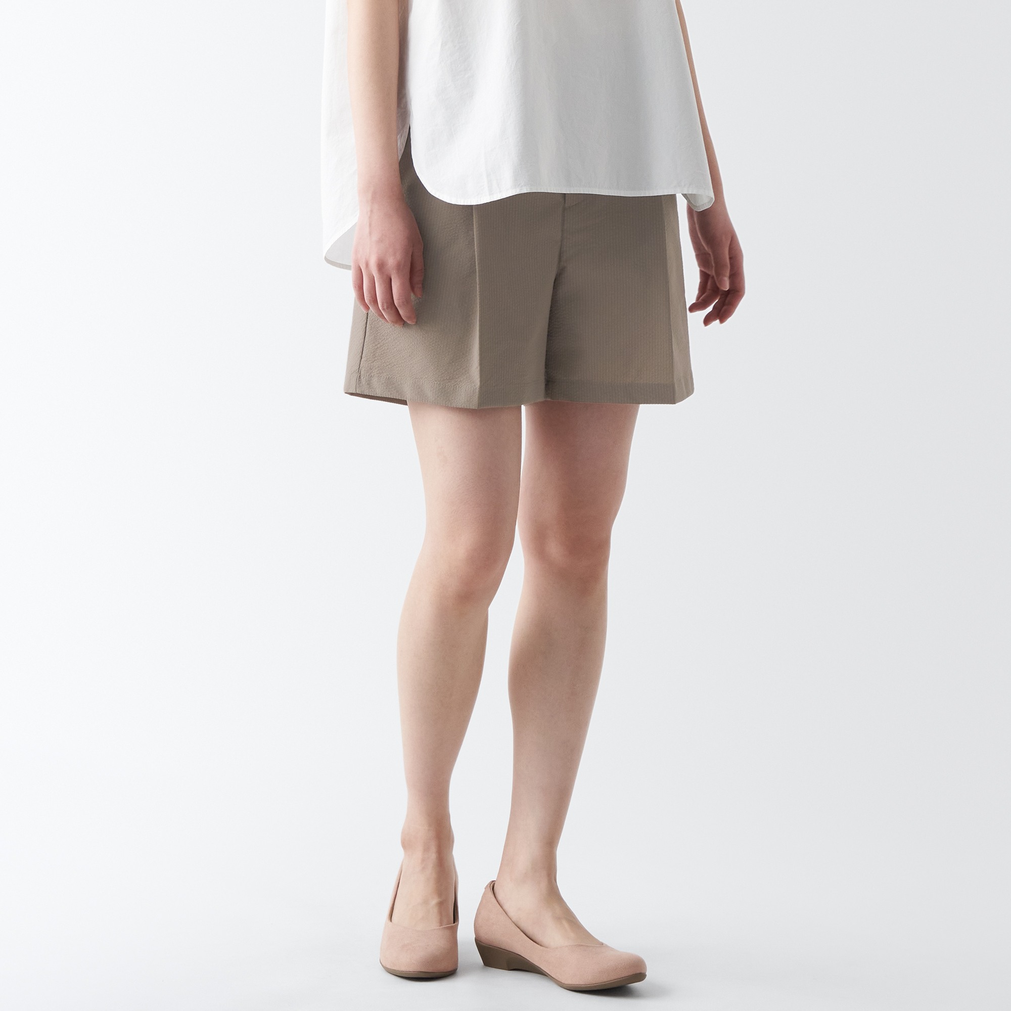 MUJI | Breathable seersucker woven