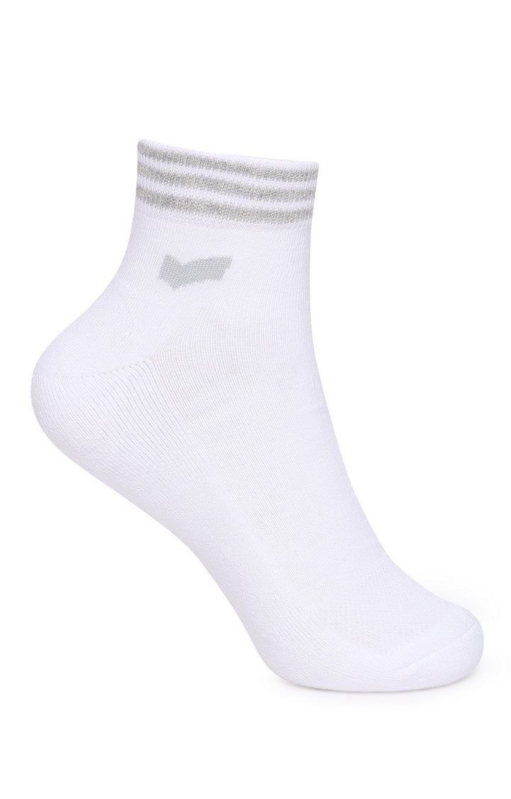 OHAN IN Black/White/Grey Stripe Socks (Pack of 3)