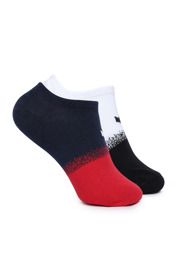 SYD IN Multi Colour Ombre Socks (Pack of 2)
