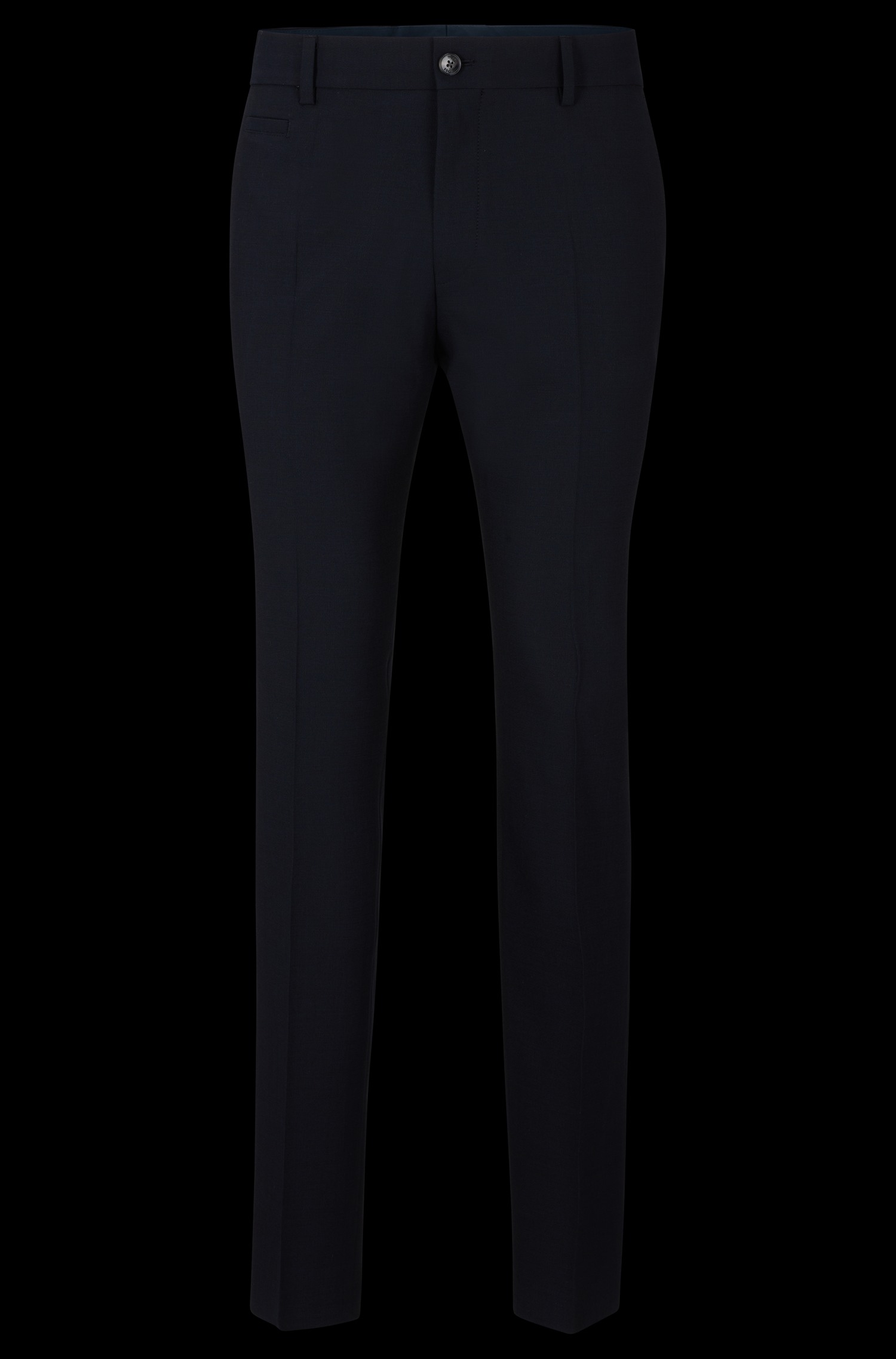 MELANGE STRETCHABLE SLIM-FIT PANTS