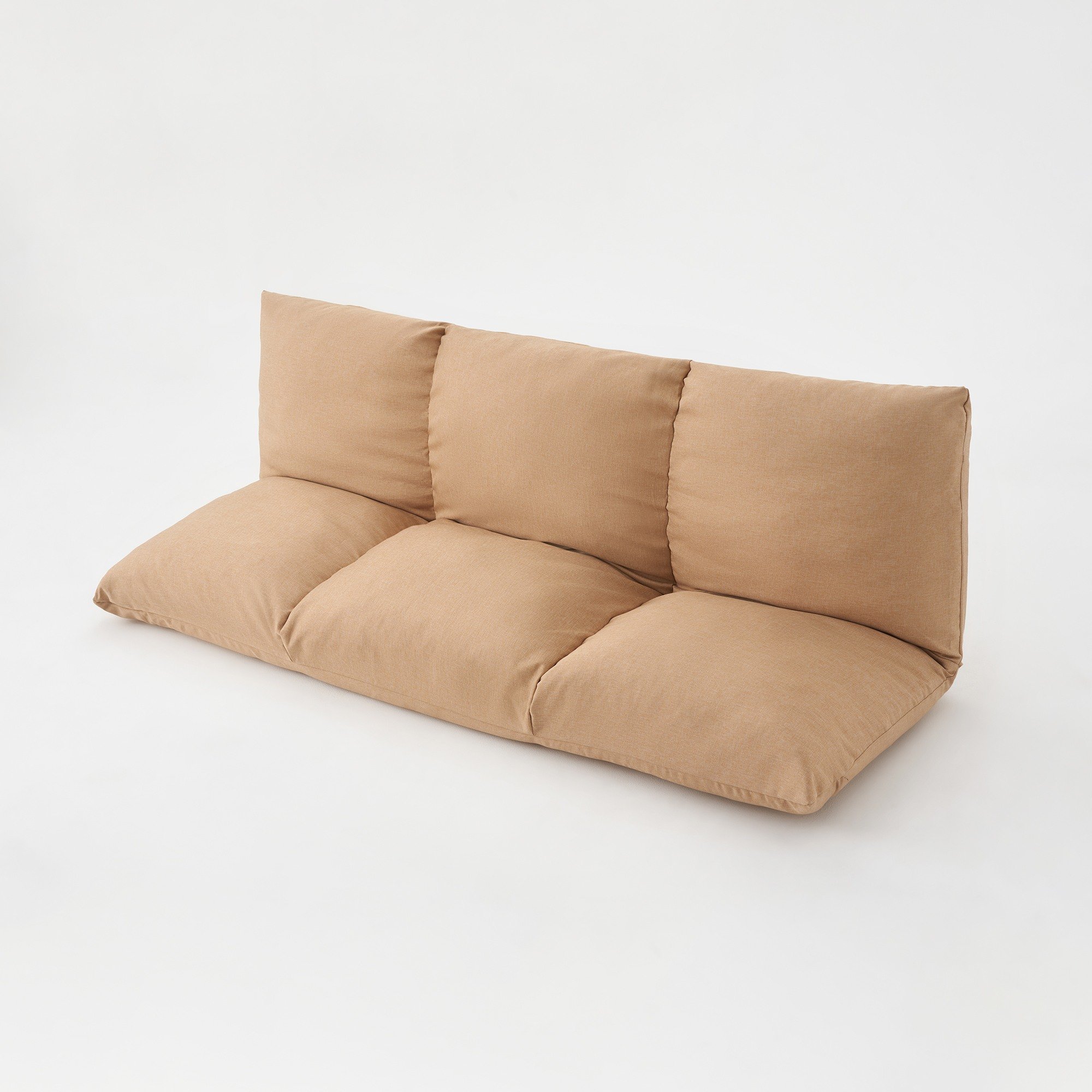 [A]SOFA COVER FOR CUSHION SOFA 3SEATER Beige