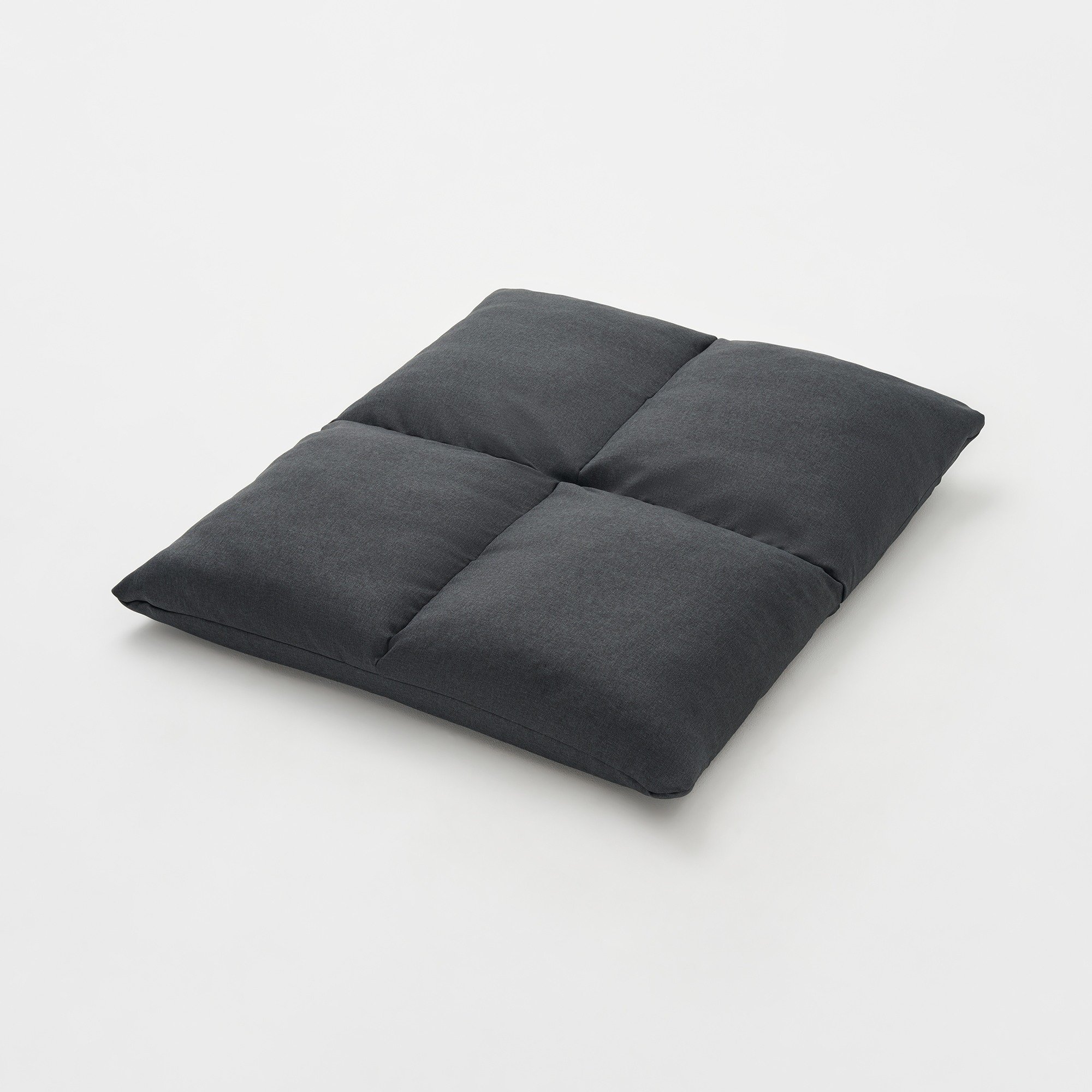 [A]SOFA COVER FOR CUSHION SOFA 2SEATER Dark grey