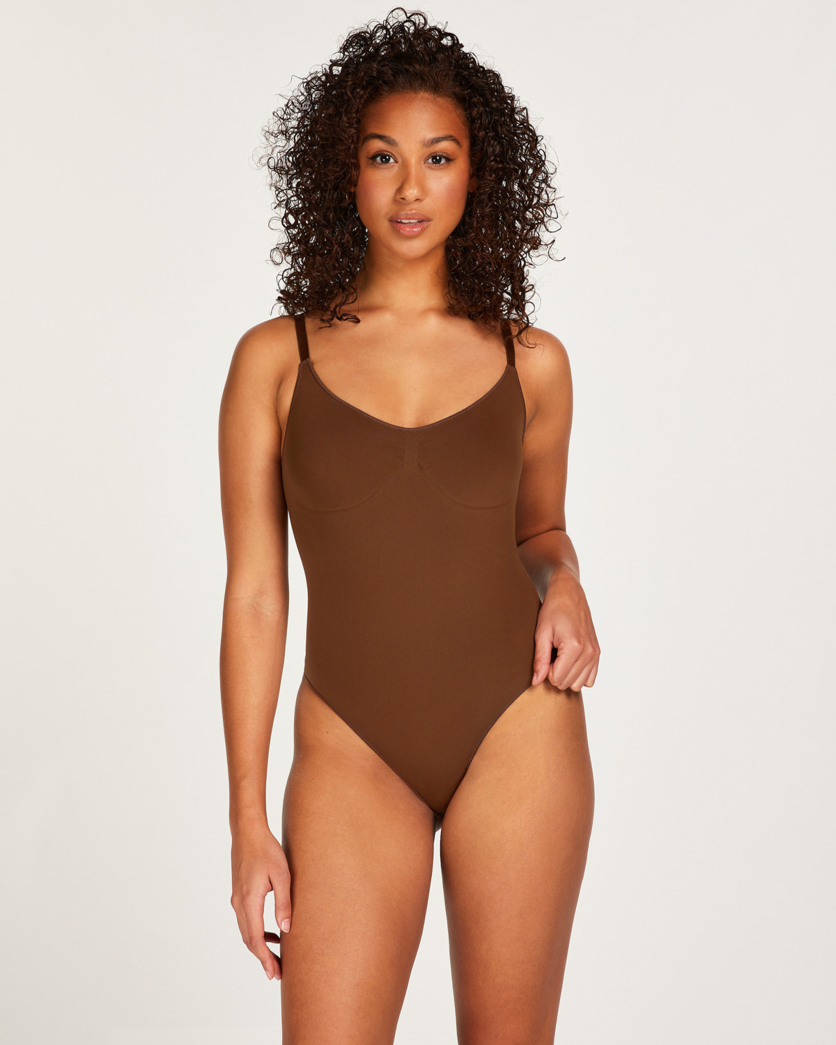 Seamless Enhancing High Leg Bodysuit