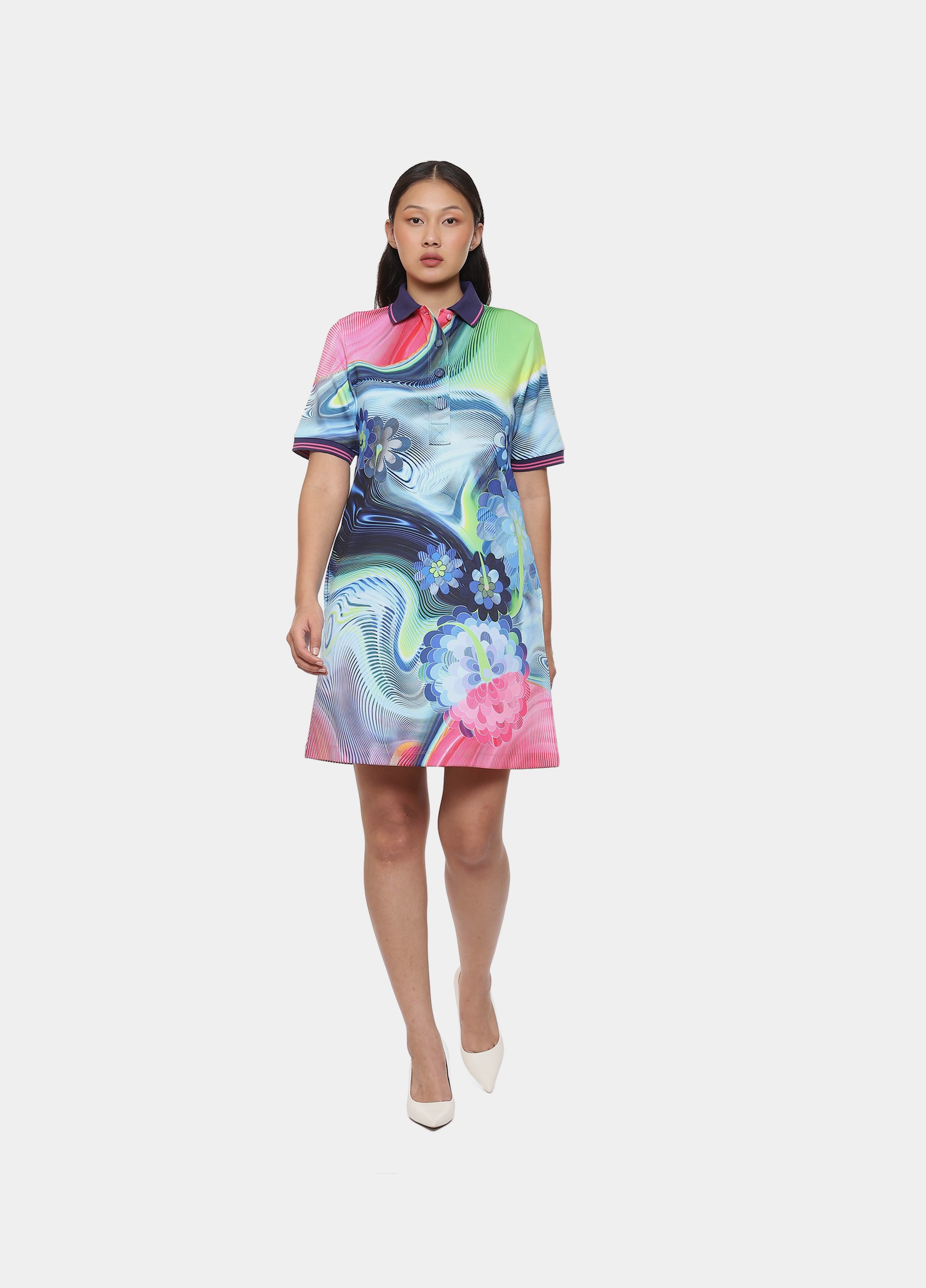 Green Bloom And Boom Dress - SATYA PAUL