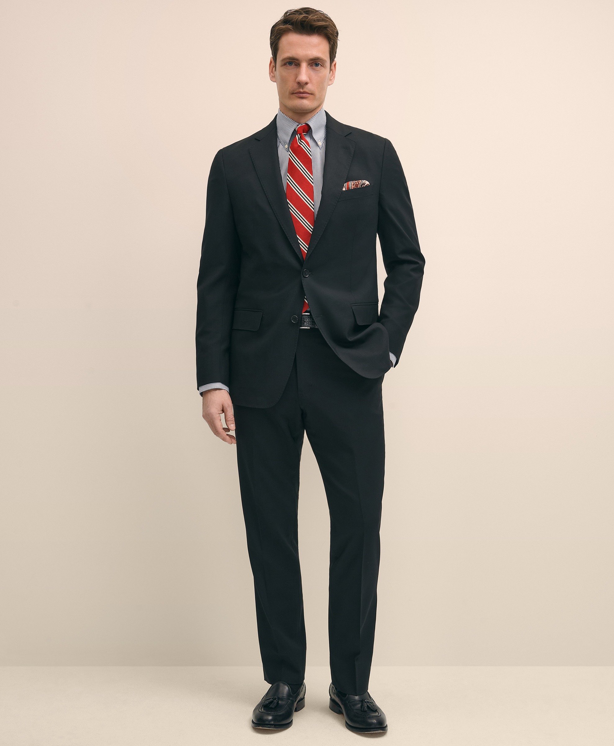 Brooks Brothers | Explorer Solid Regular Fit Separate Trousers