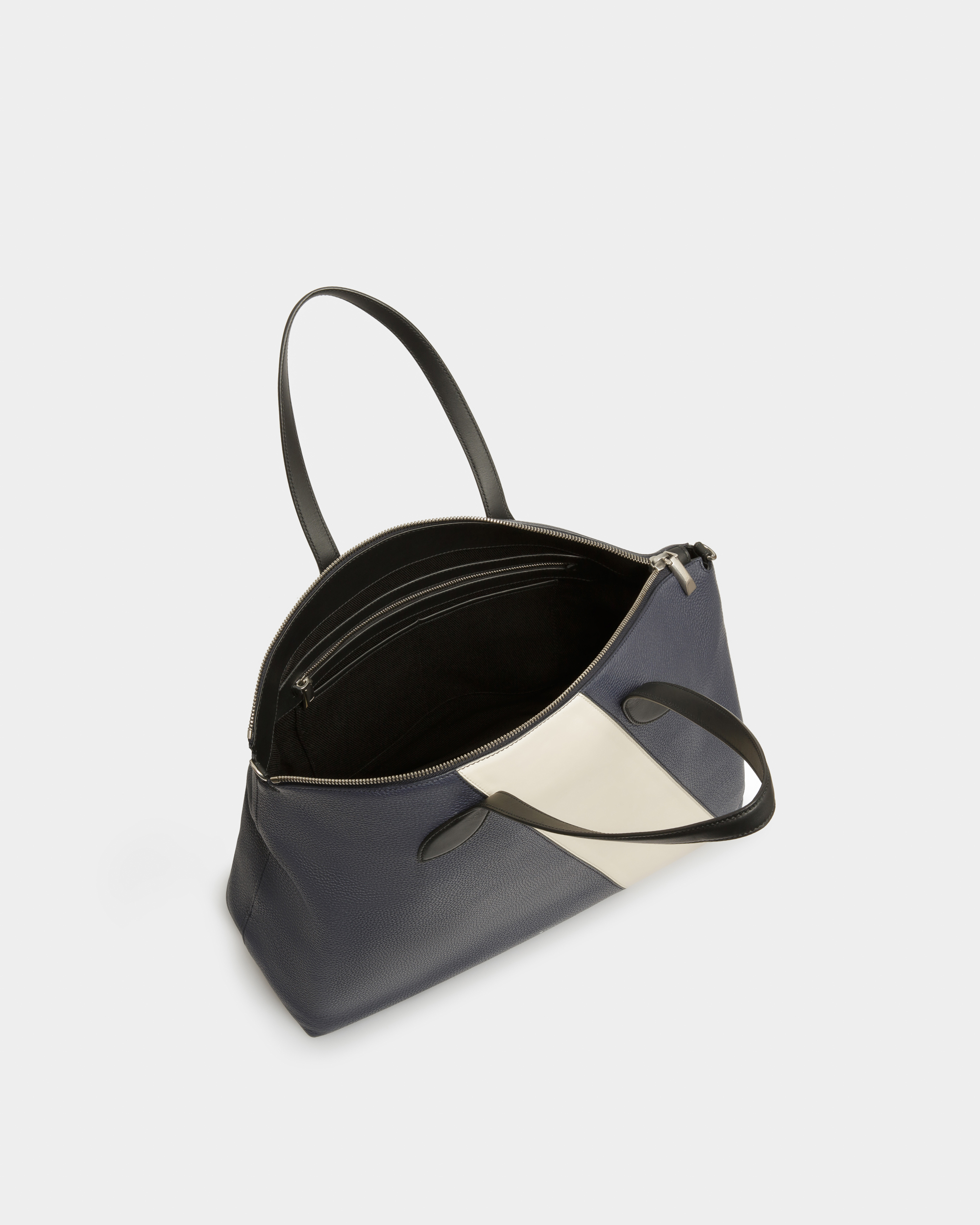 Lago Tote Bag In Midnight Leather