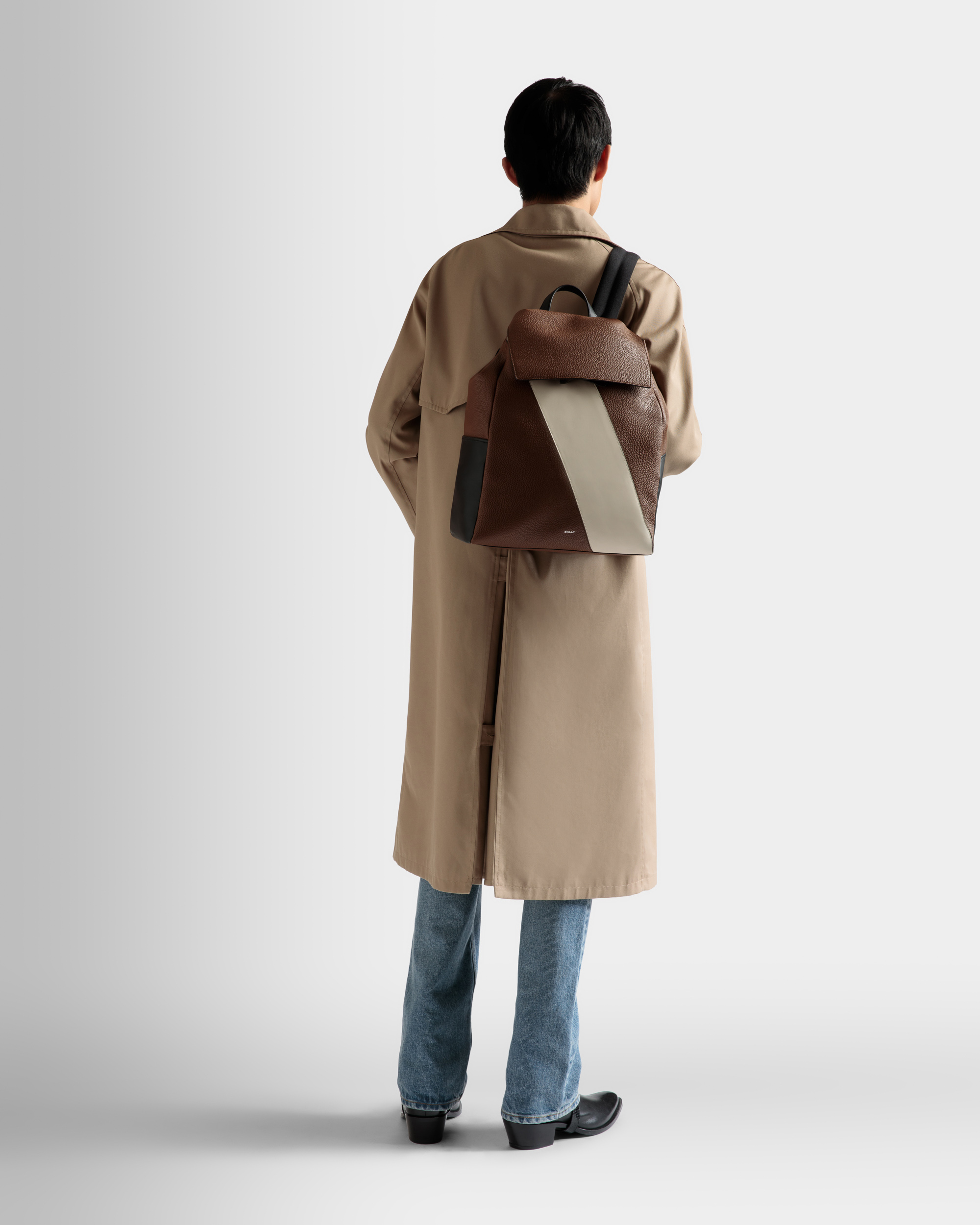 Lago Backpack In Brown Leather