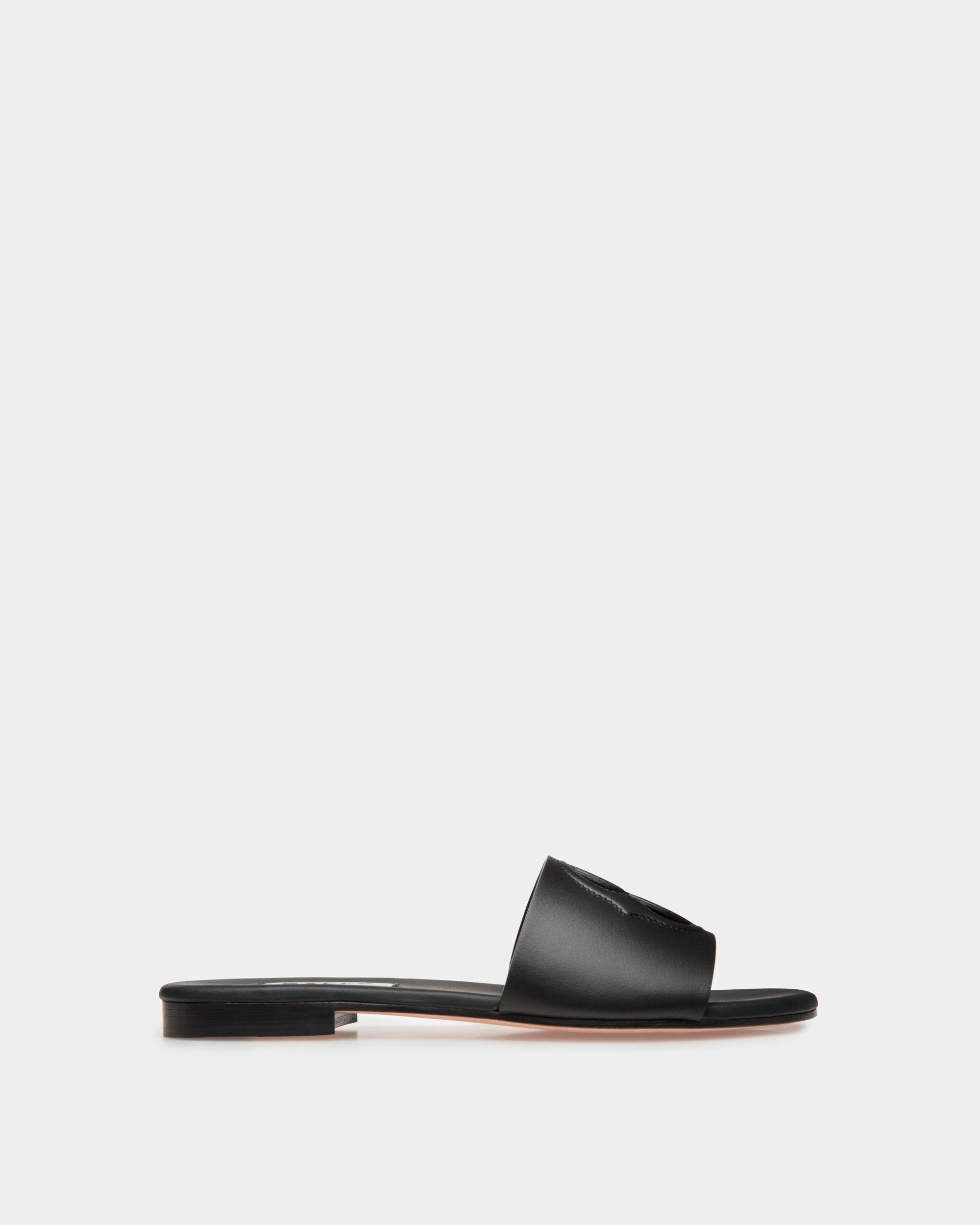 Goldie-W Leather Flat Sandals