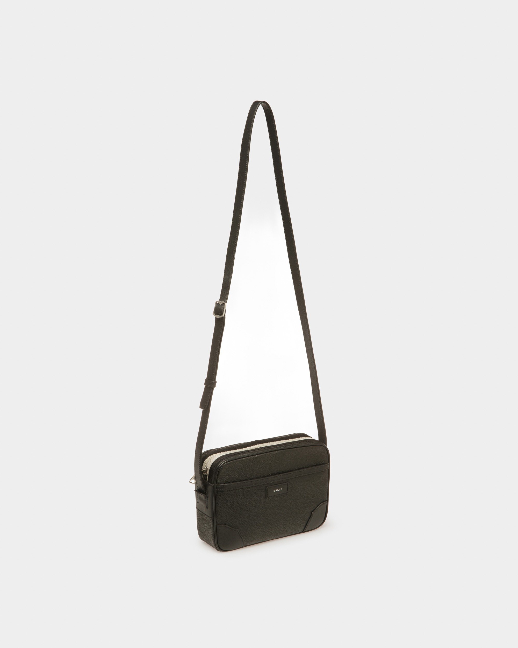 Bally | Ribbon Crossbody Bag In Black Leather