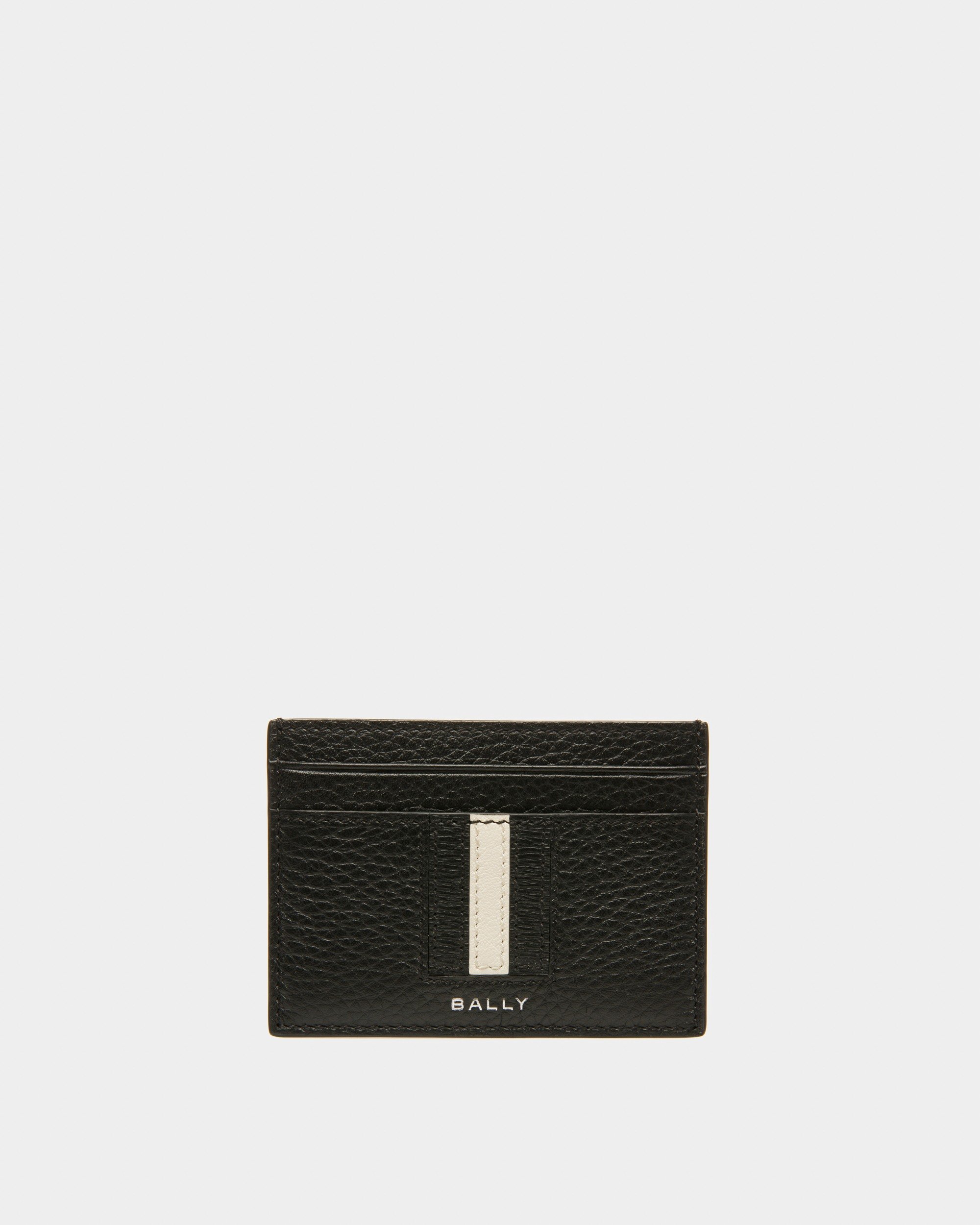 Bally | Ribbon Card Holder In Black Leather