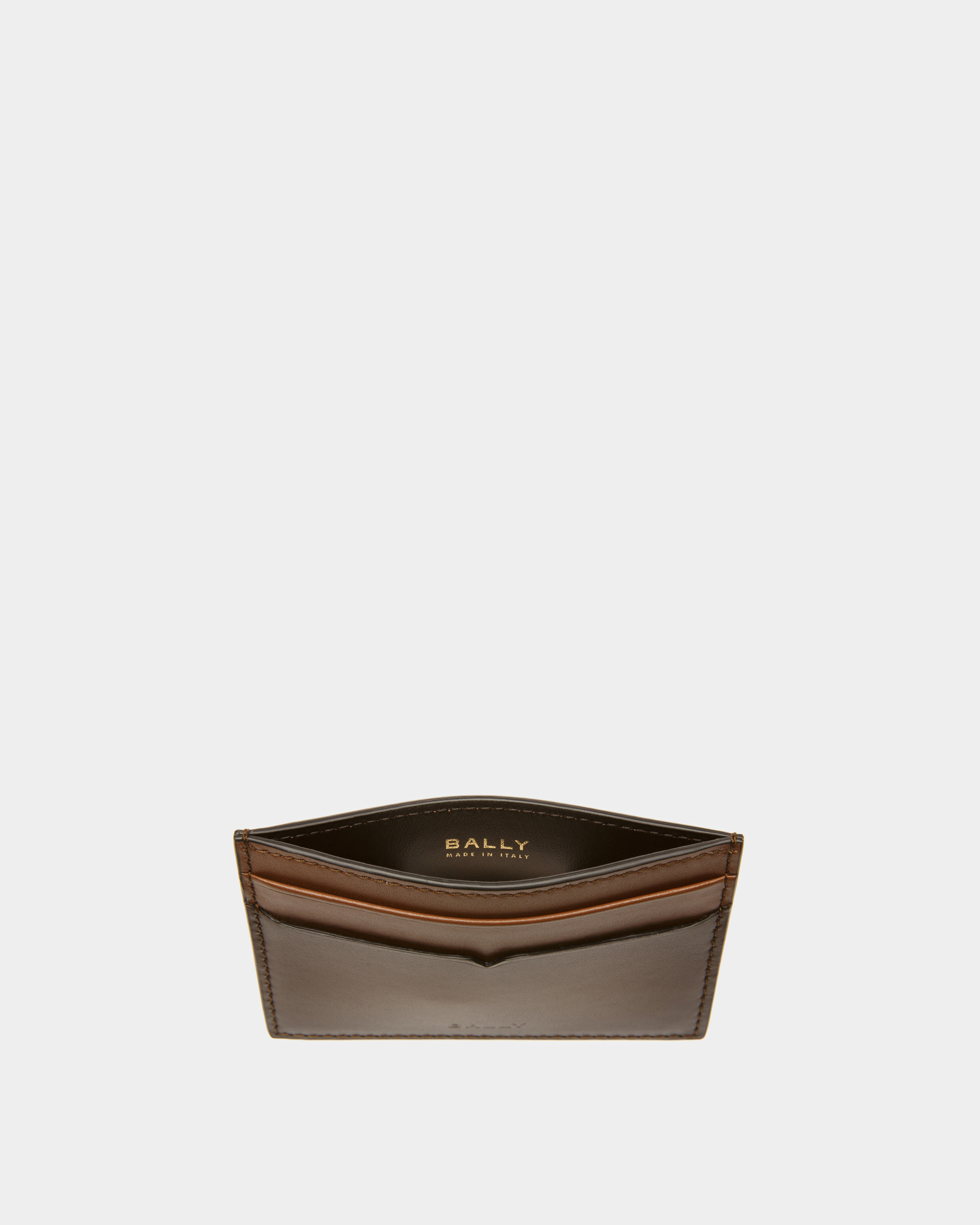 Speciale Card Holder In Brown Leather