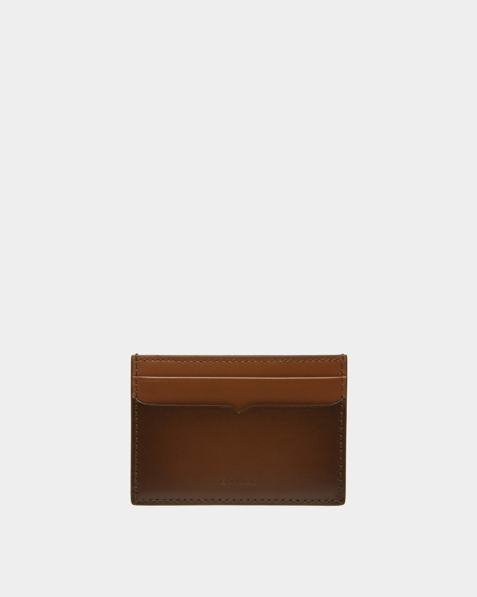 Speciale Card Holder In Brown Leather