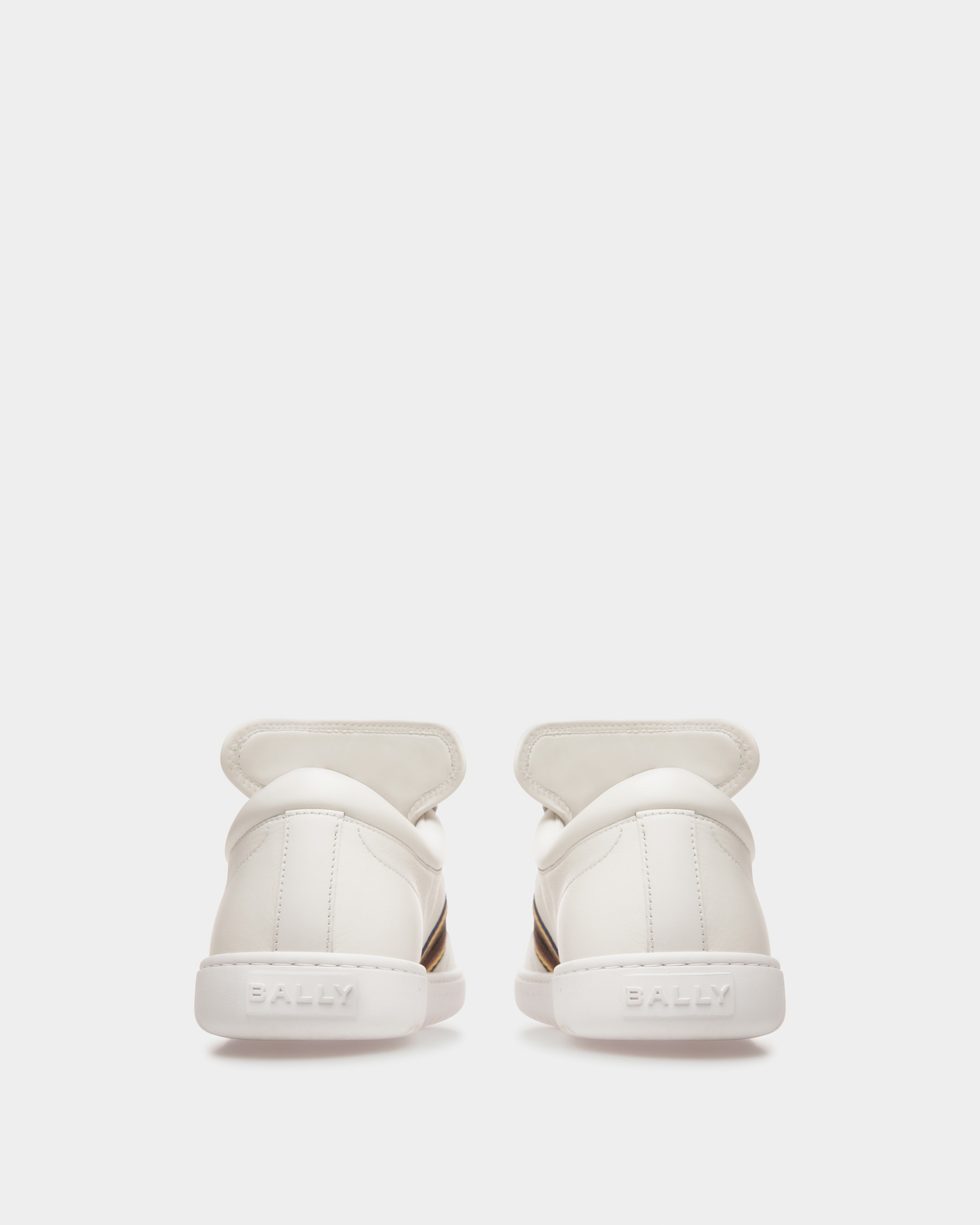 Parrel-Ribbon Leather Sneakers