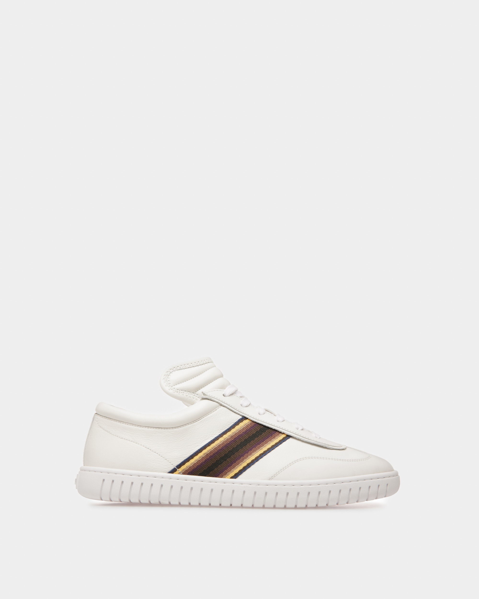 Parrel-Ribbon Leather Sneakers