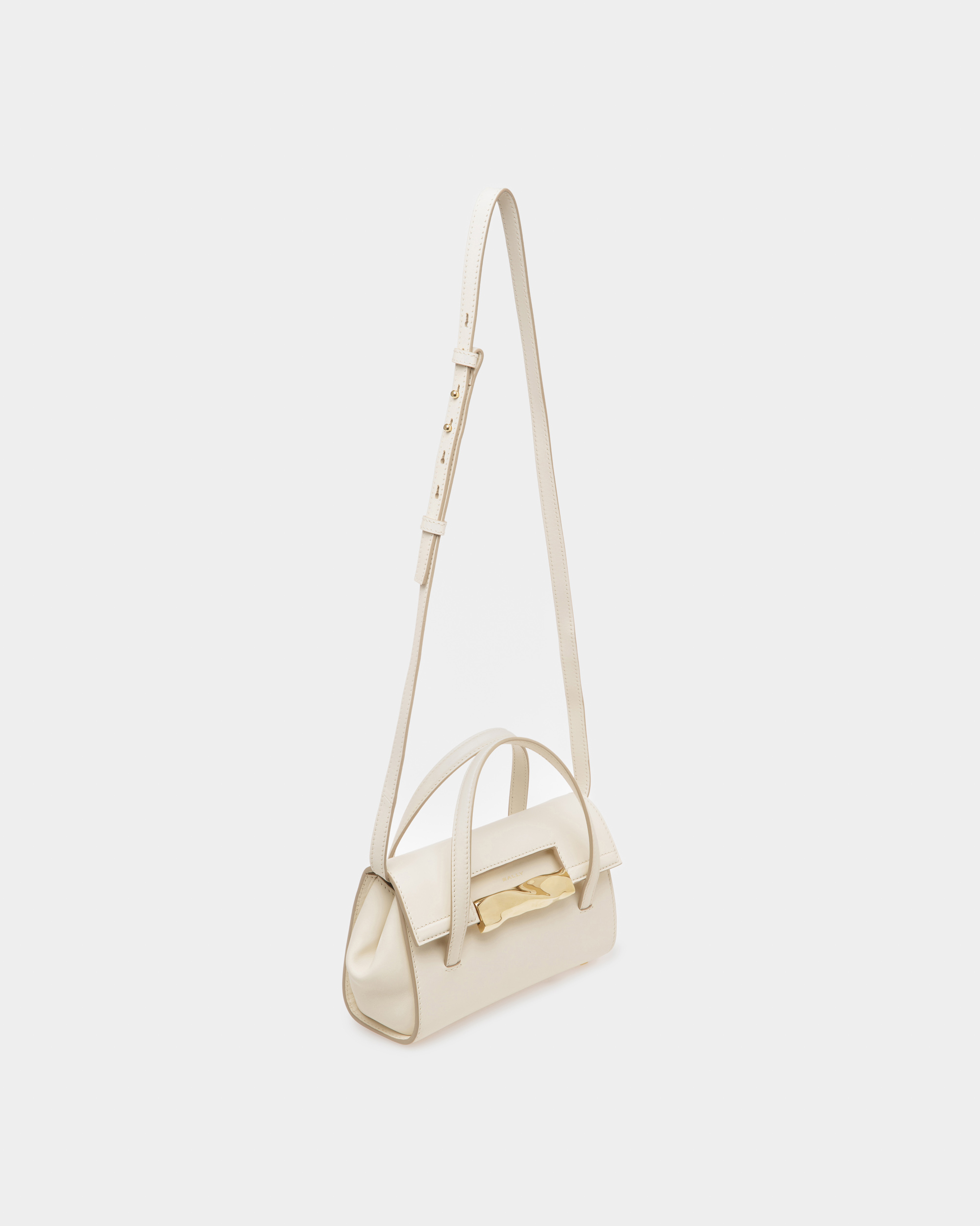 Baroque Minibag In Bone Leather