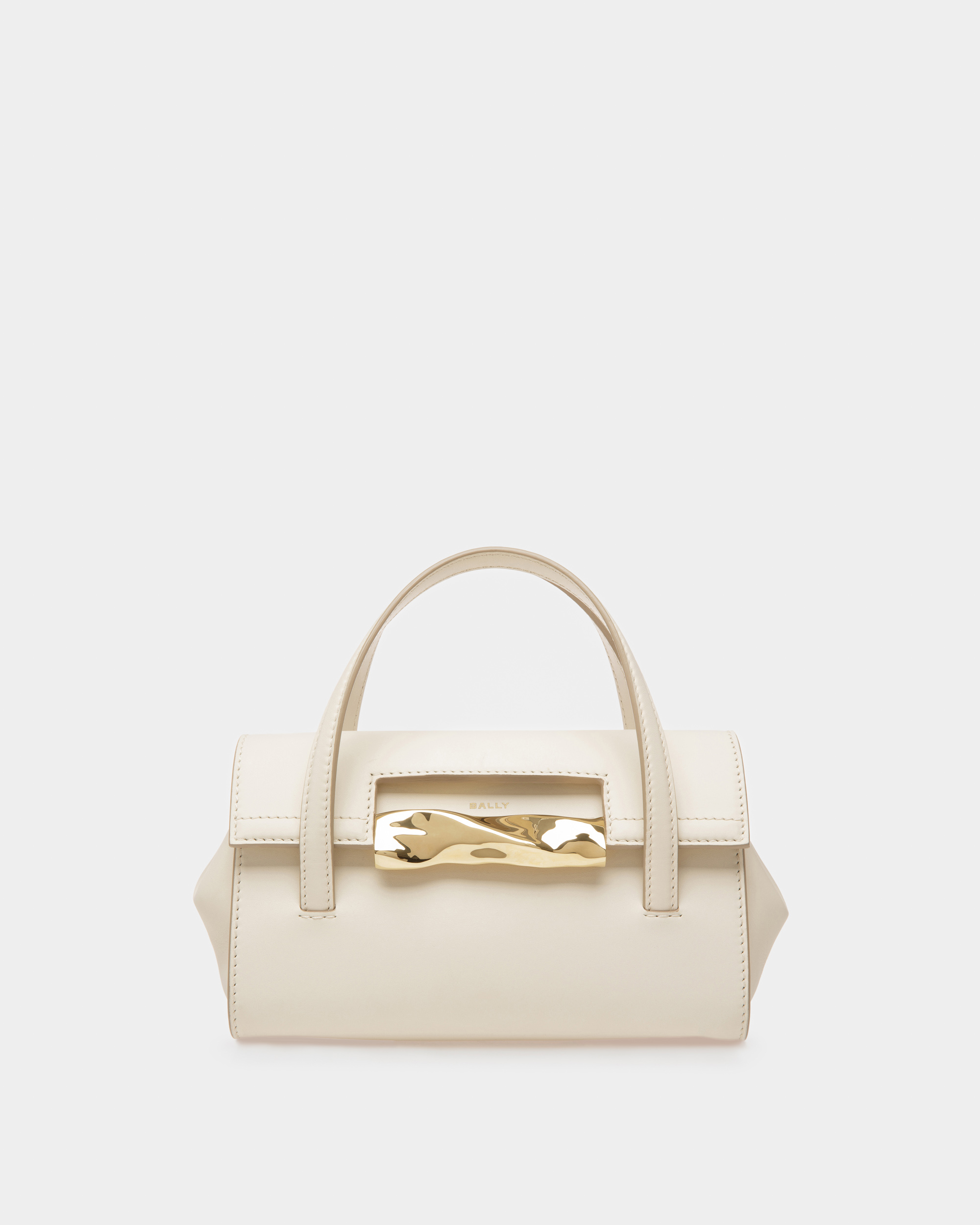 Baroque Minibag In Bone Leather