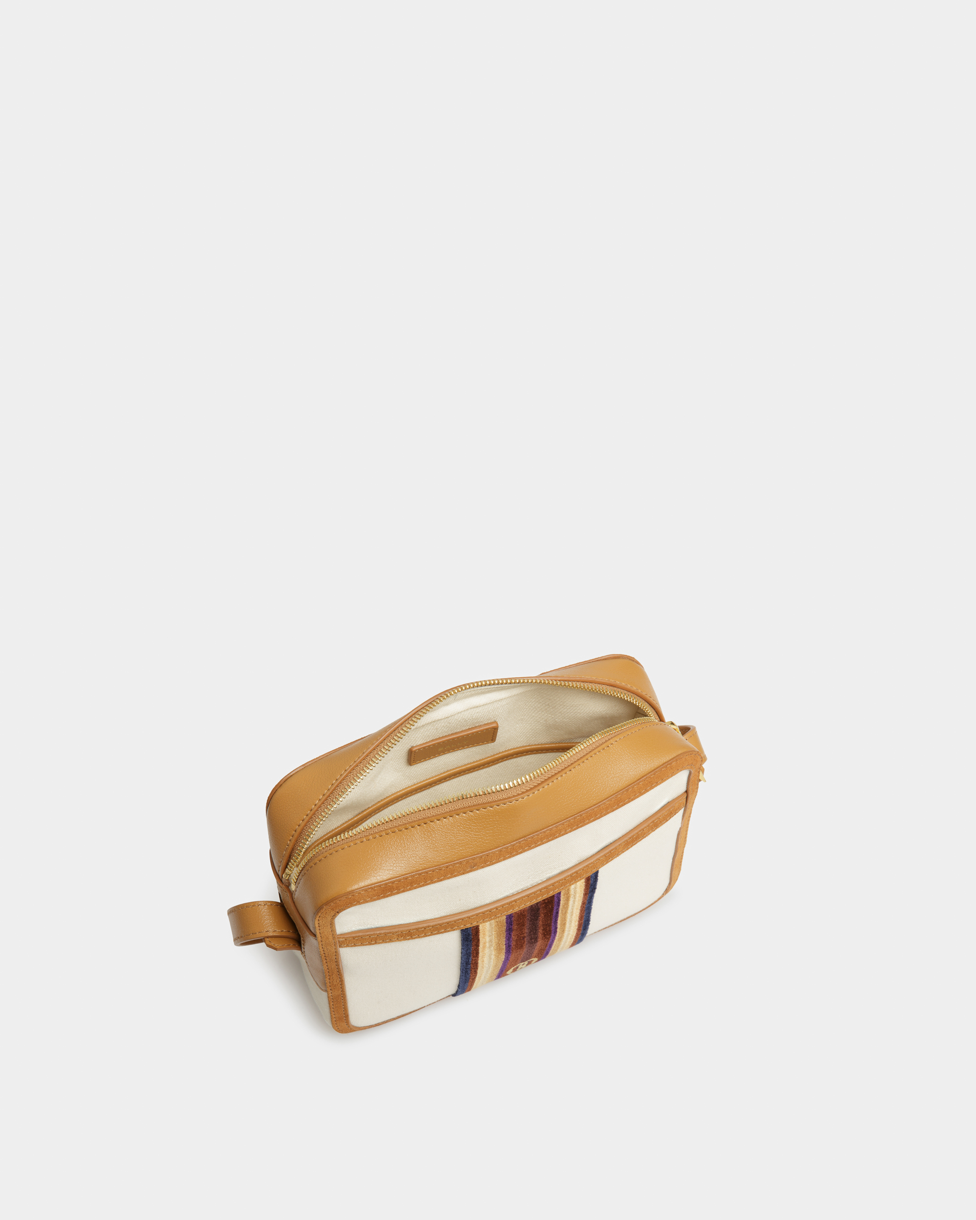 Gare Crossbody Bag In Natural And Desert Fabric