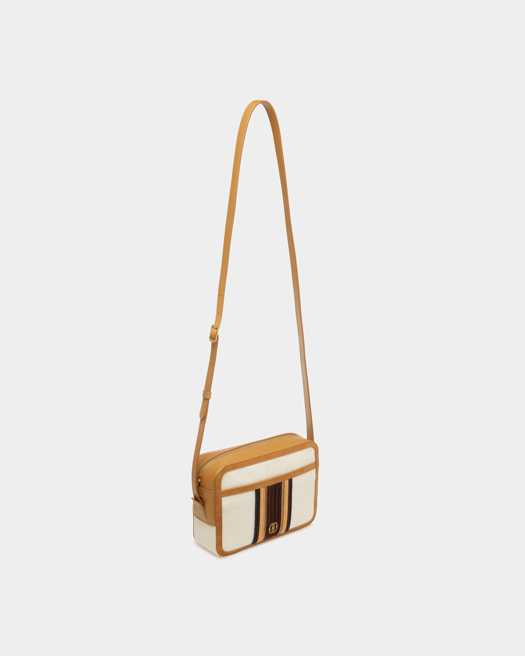 Gare Crossbody Bag In Natural And Desert Fabric