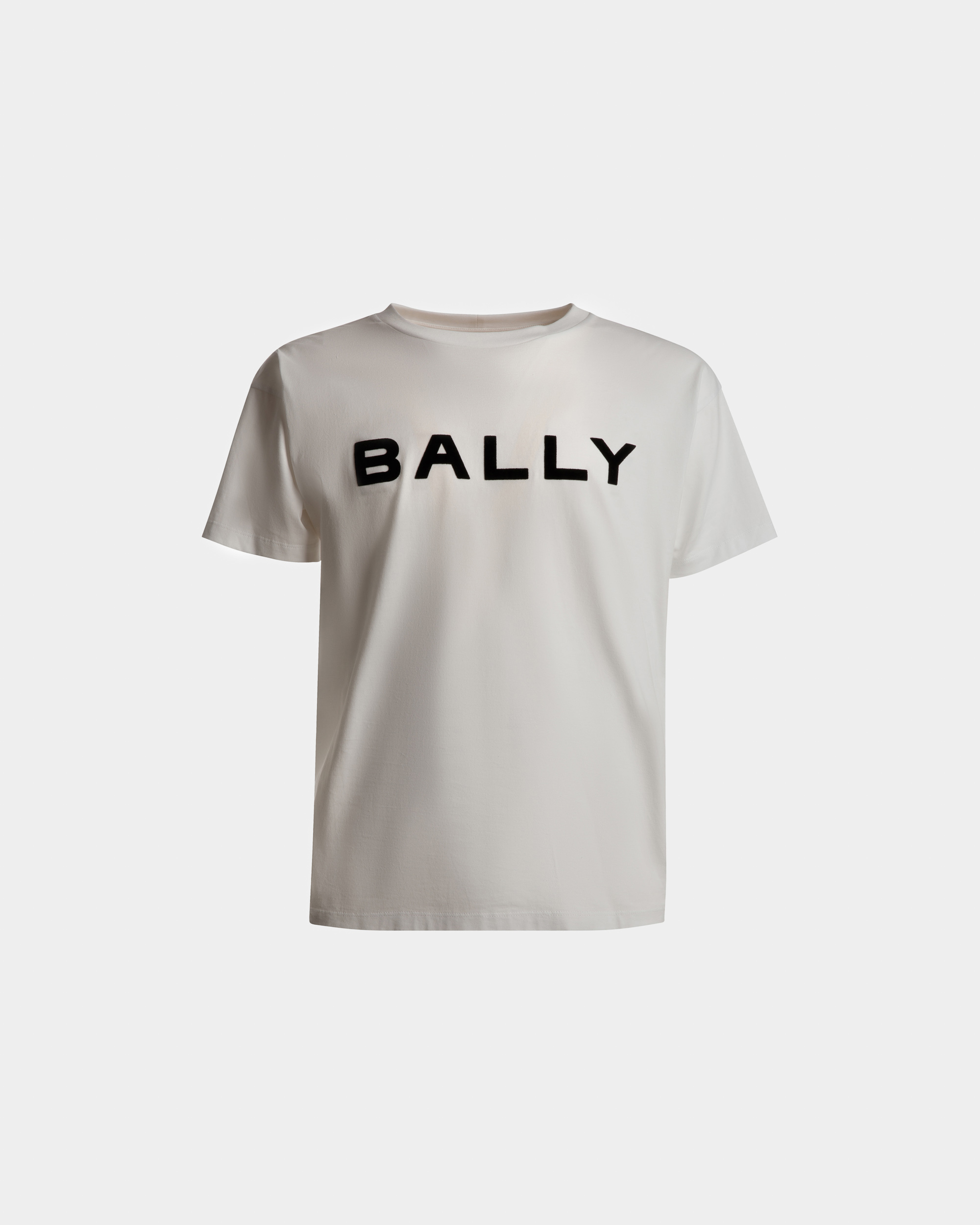 Logo T-Shirt In White Cotton
