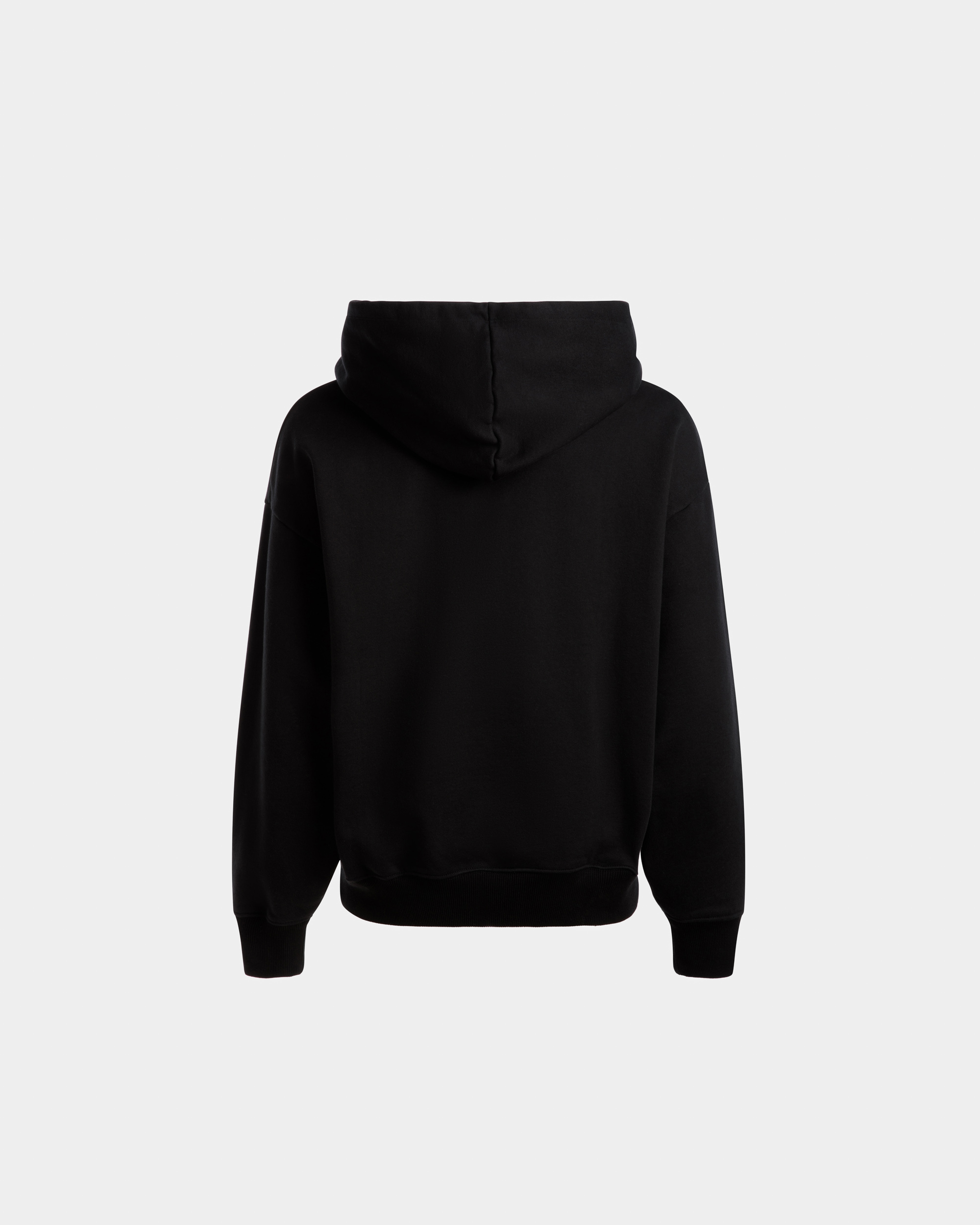 Logo Hooded Sweatshirt In Black Cotton