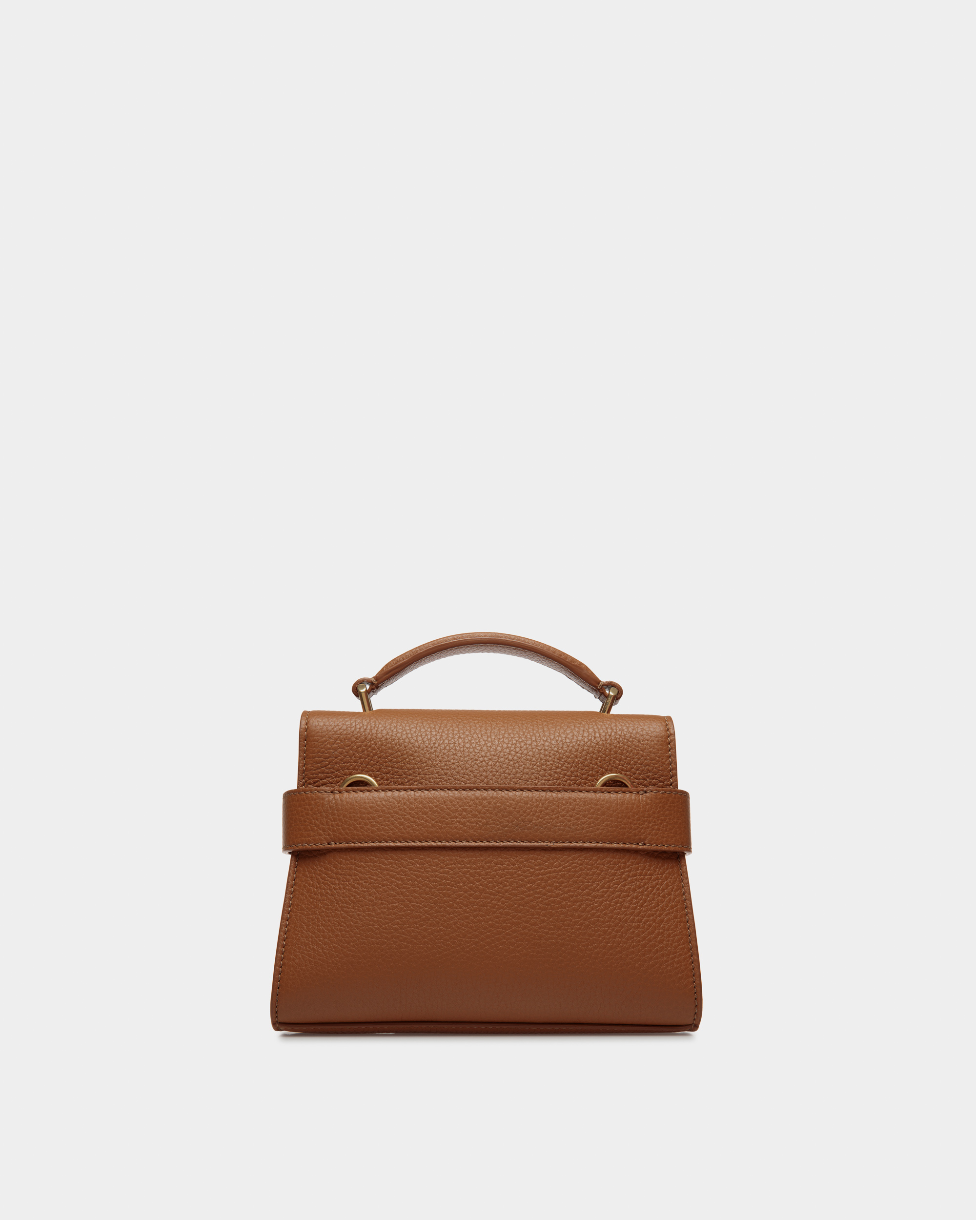 Sorround SM Leather Top Handle Bag