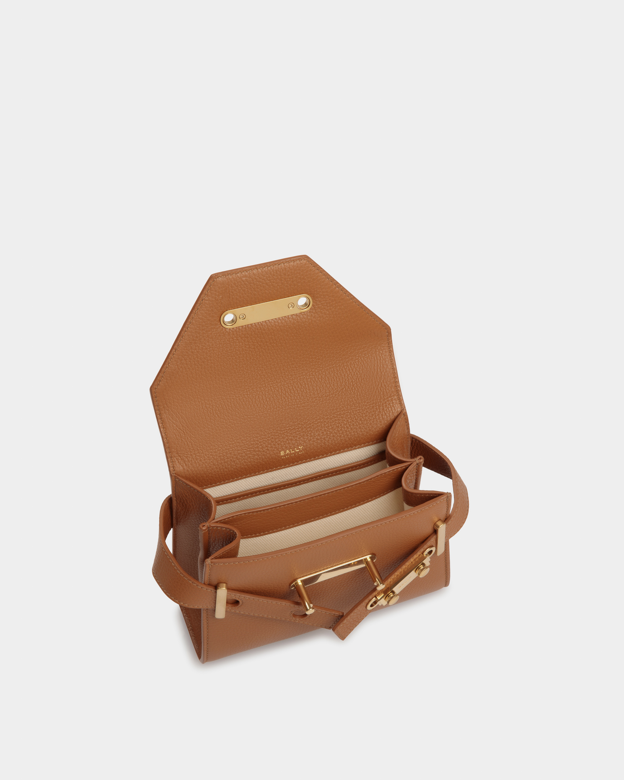 Sorround SM Leather Top Handle Bag