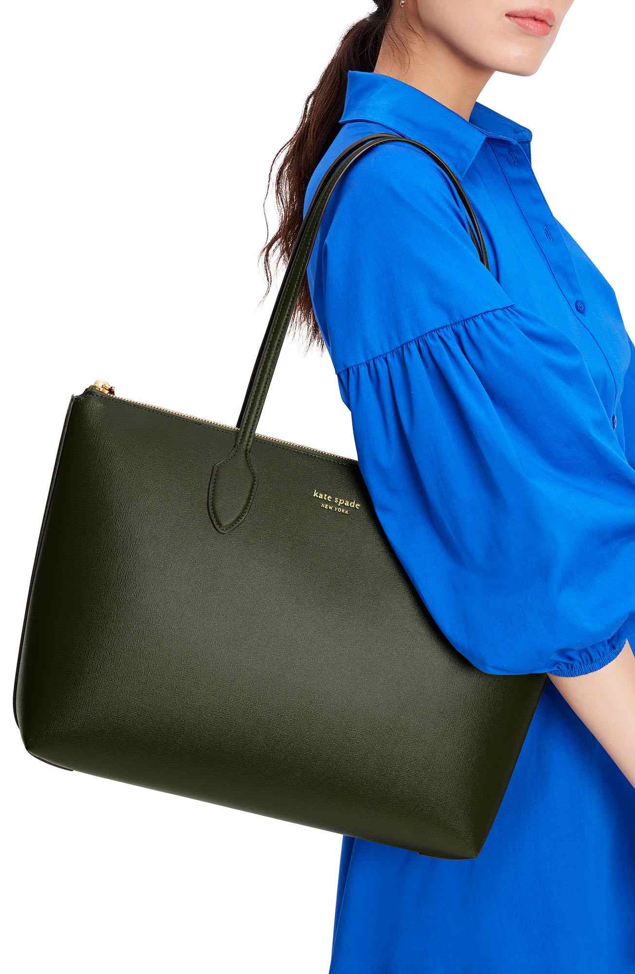 BLEECKER LARGE ZIP TOP TOTE