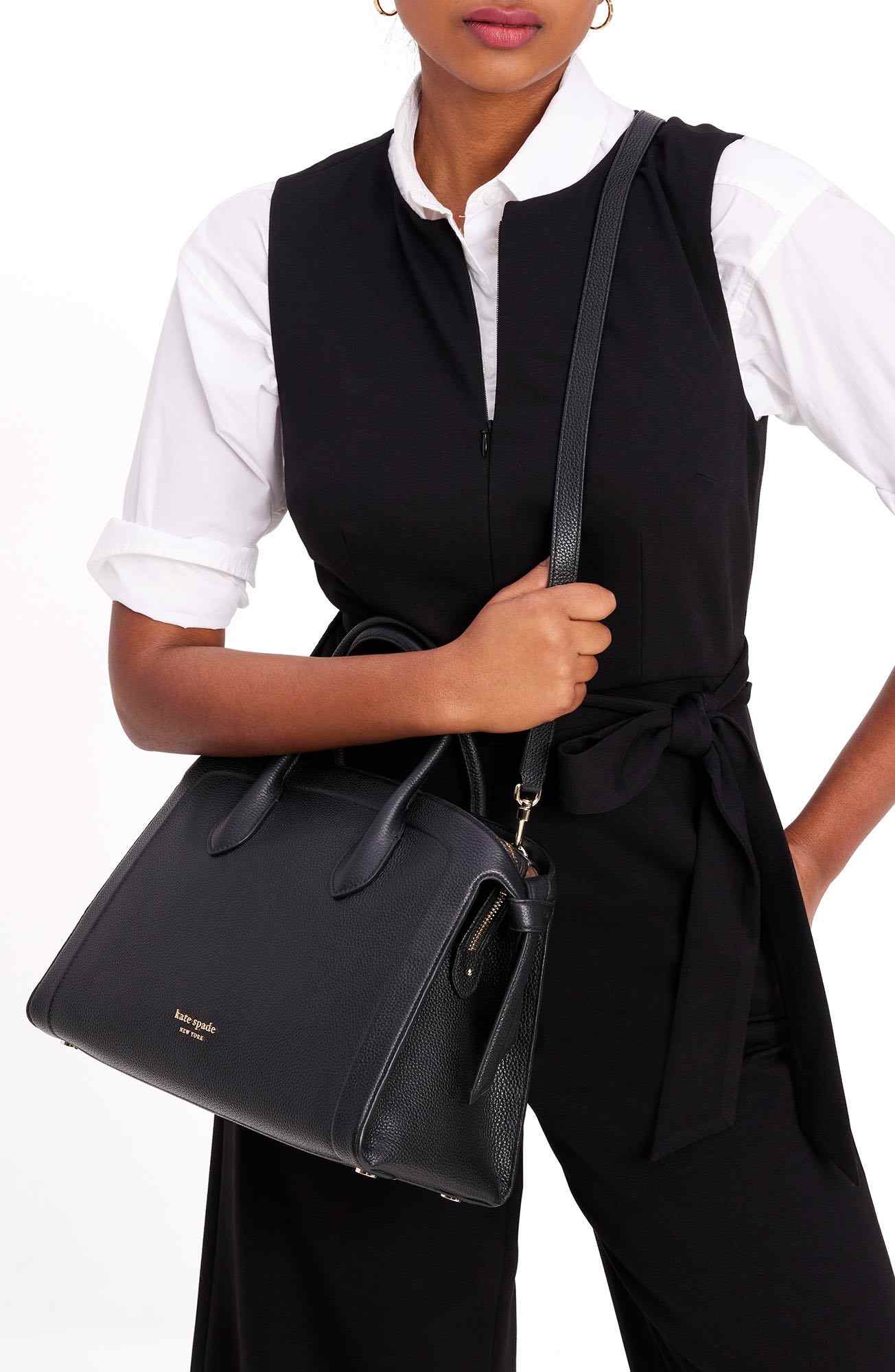 KNOTT LARGE ZIP TOP SATCHEL