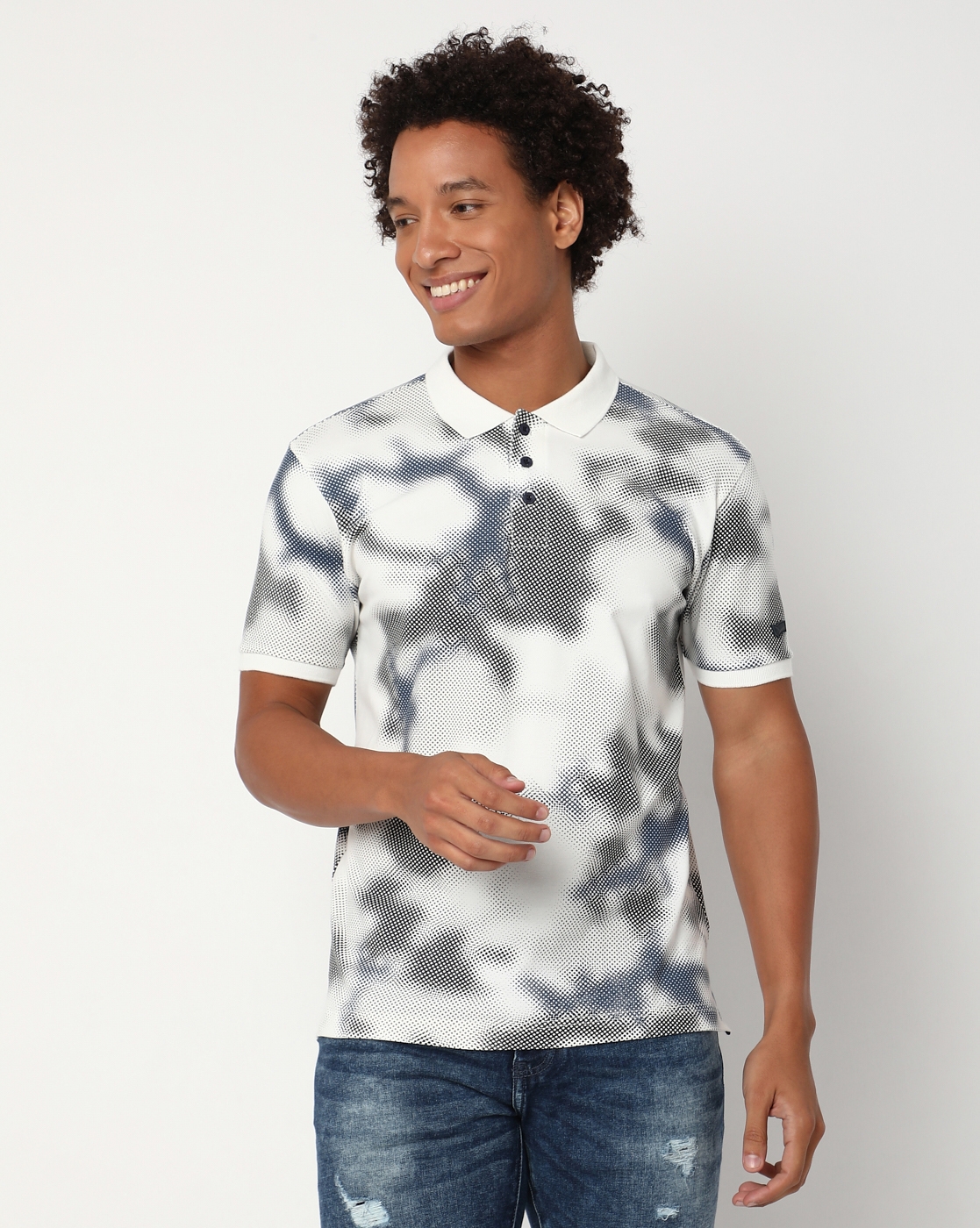 GAS | Regular Fit Short Sleeve Cotton Lycra Polo T-Shirt