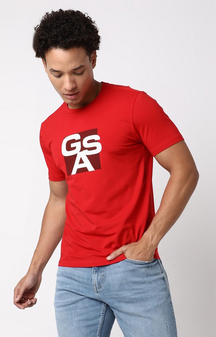 Regular Fit Half Sleeve Crew Neck Brand Carrier Cotton T-Shirt